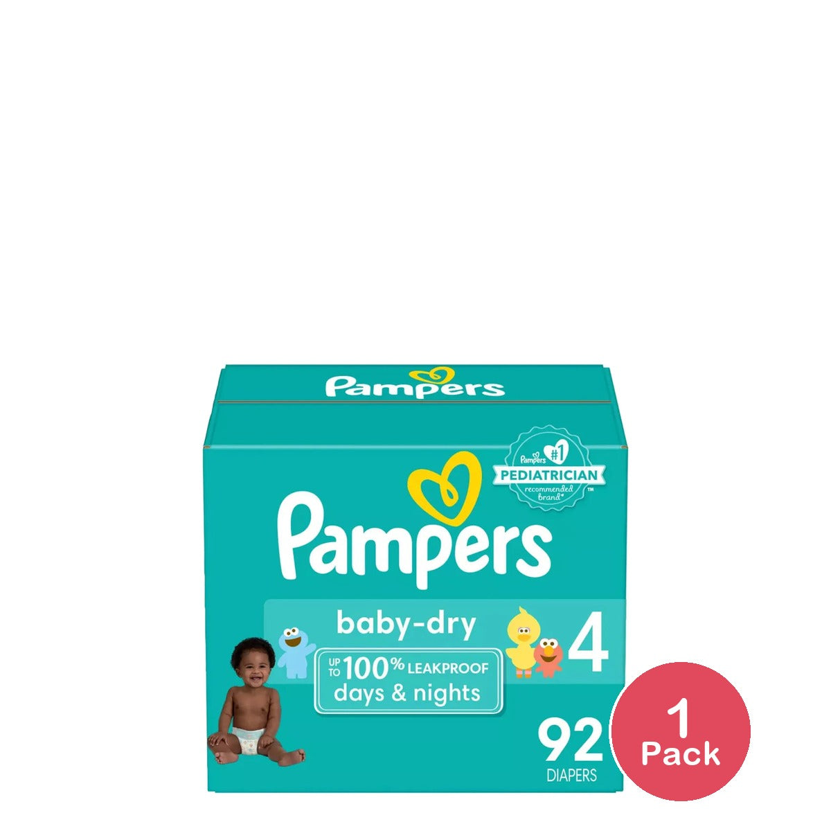 Pampers Baby Dry Diapers Size 4 78.4Oz (Pack of 1)