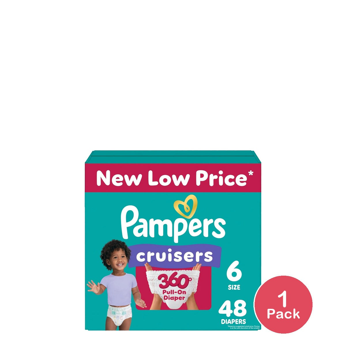 Pampers Cruisers 360 Diapers - Size 6 (Pack of 1)