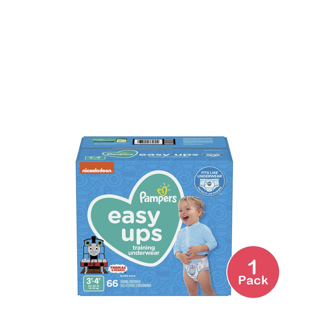 Pampers Training Pants - Easy Ups Boys & Girls Bluey - Size 3T-4T 66 Count 72oz (Pack of 1)