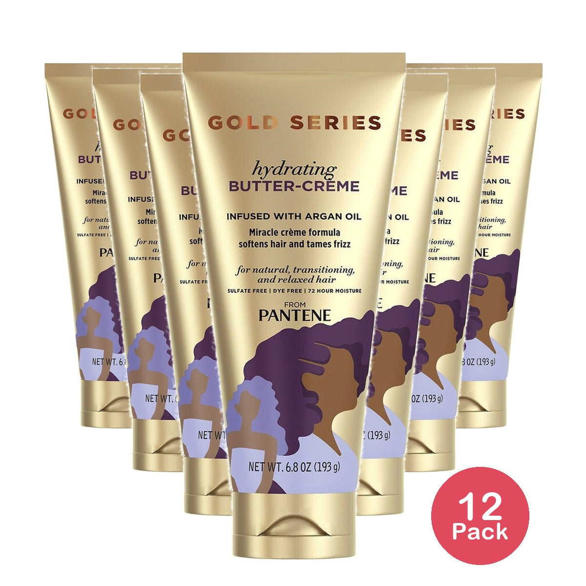 Pantene Gold Series Butter Cream 6.8 Oz (Pack of 12)
