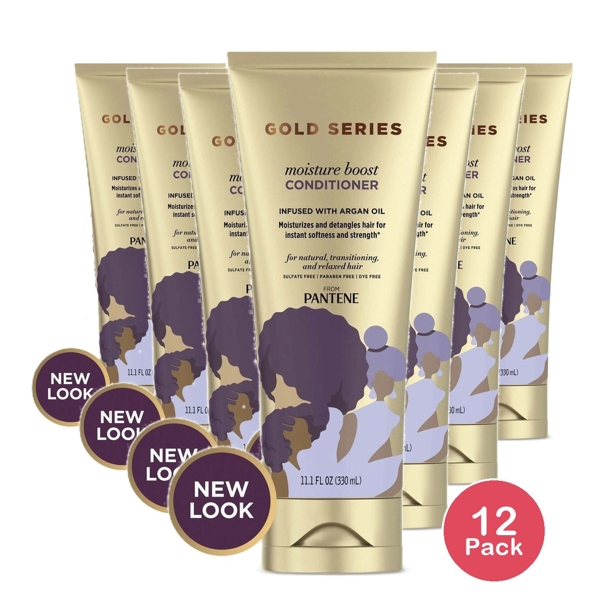 Pantene Pro-V Moisture Boost Conditioner 11.1 Oz (Pack of 12)