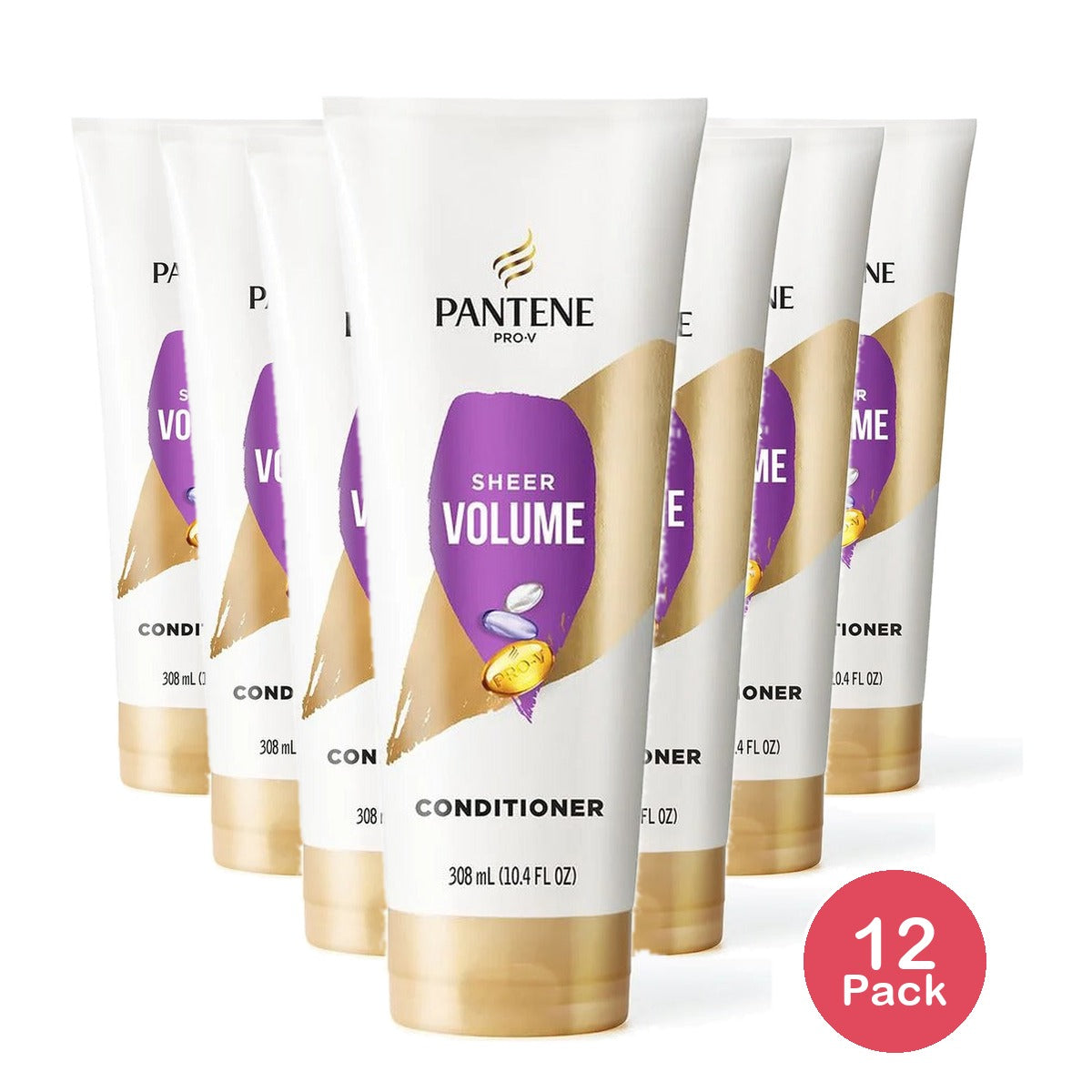 Pantene Pro-V Sheer Volume Conditioner 10.4 Oz (Pack of 12)