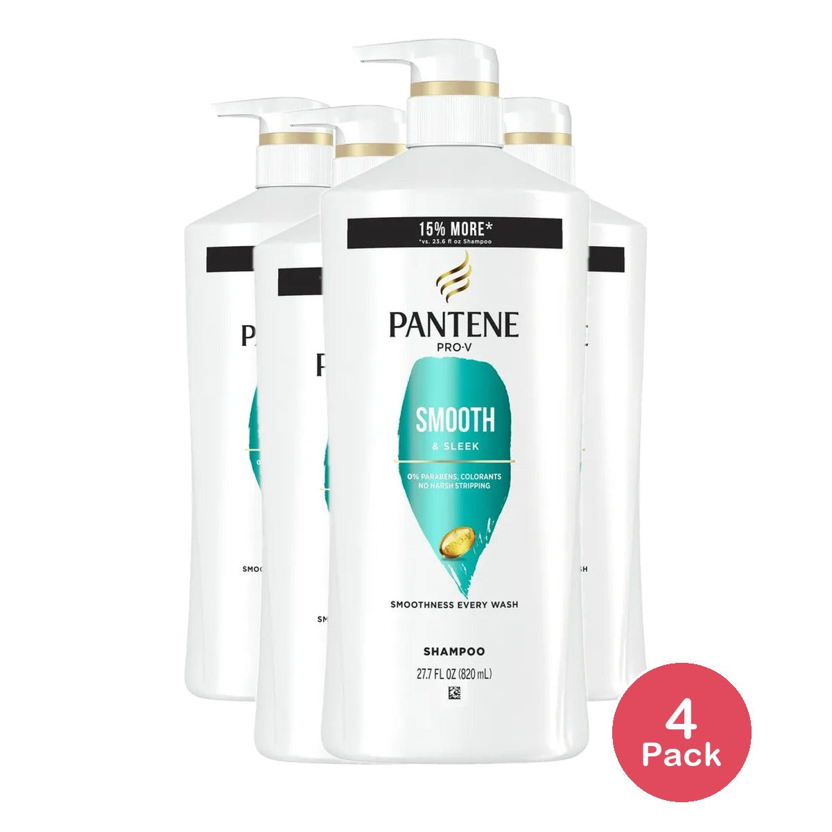 Pantene Shampoo Color Treated Hair 27.7 oz (Pack of 4)