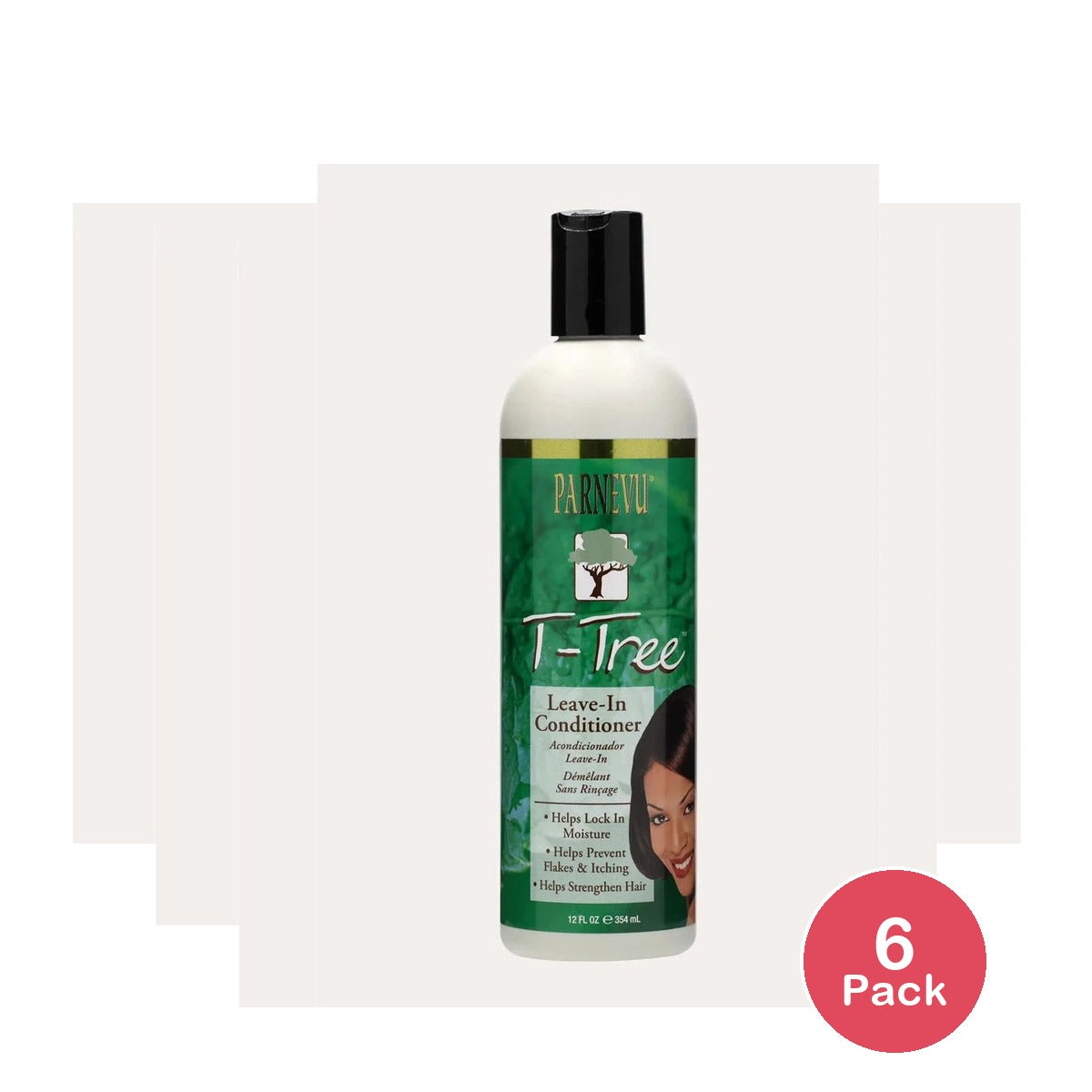 Parnevu- T-Tree Leave-In Conditioner (Pack of 6) 12 Oz