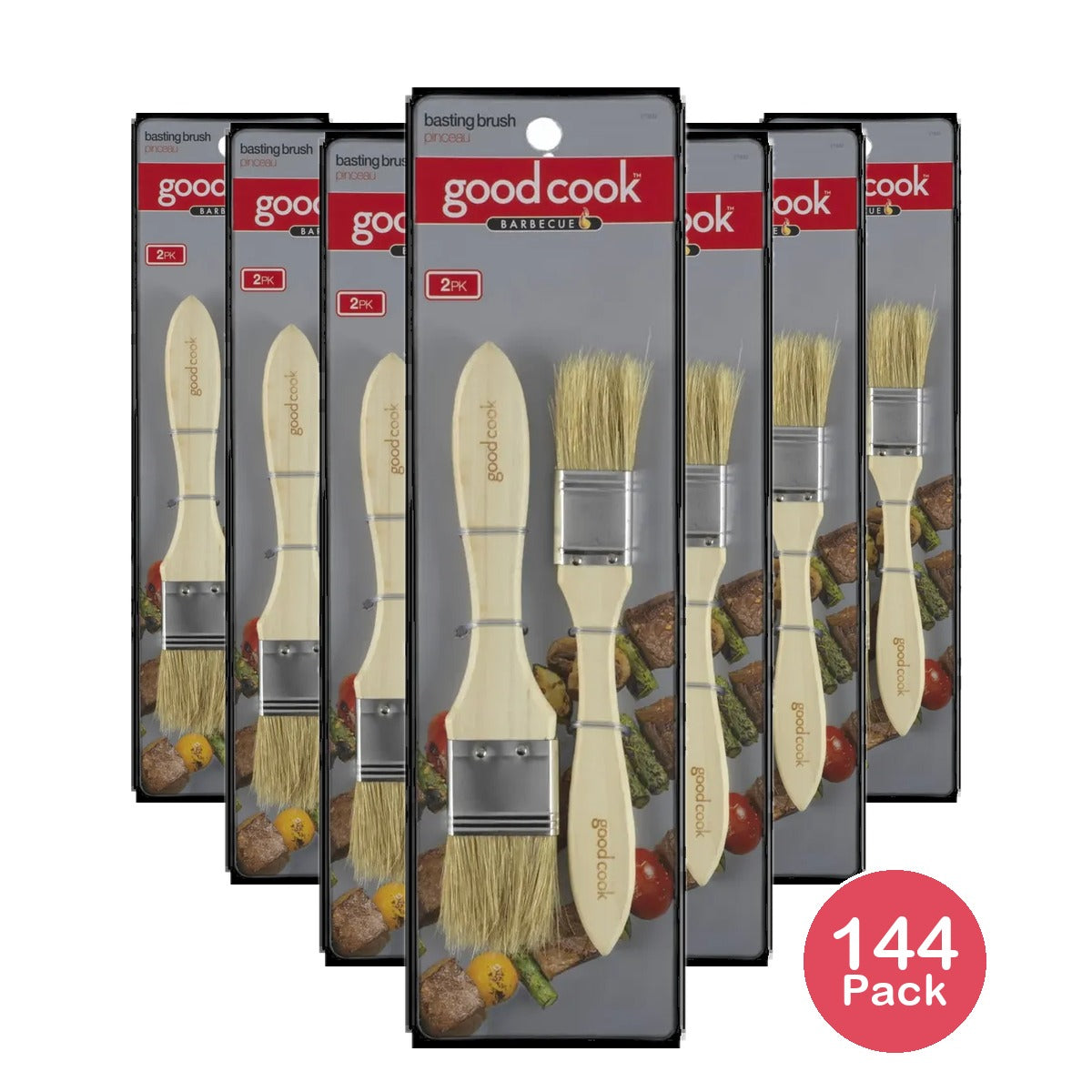 Pastry&Basting Brush 2pc 1.12oz (Pack of 144)