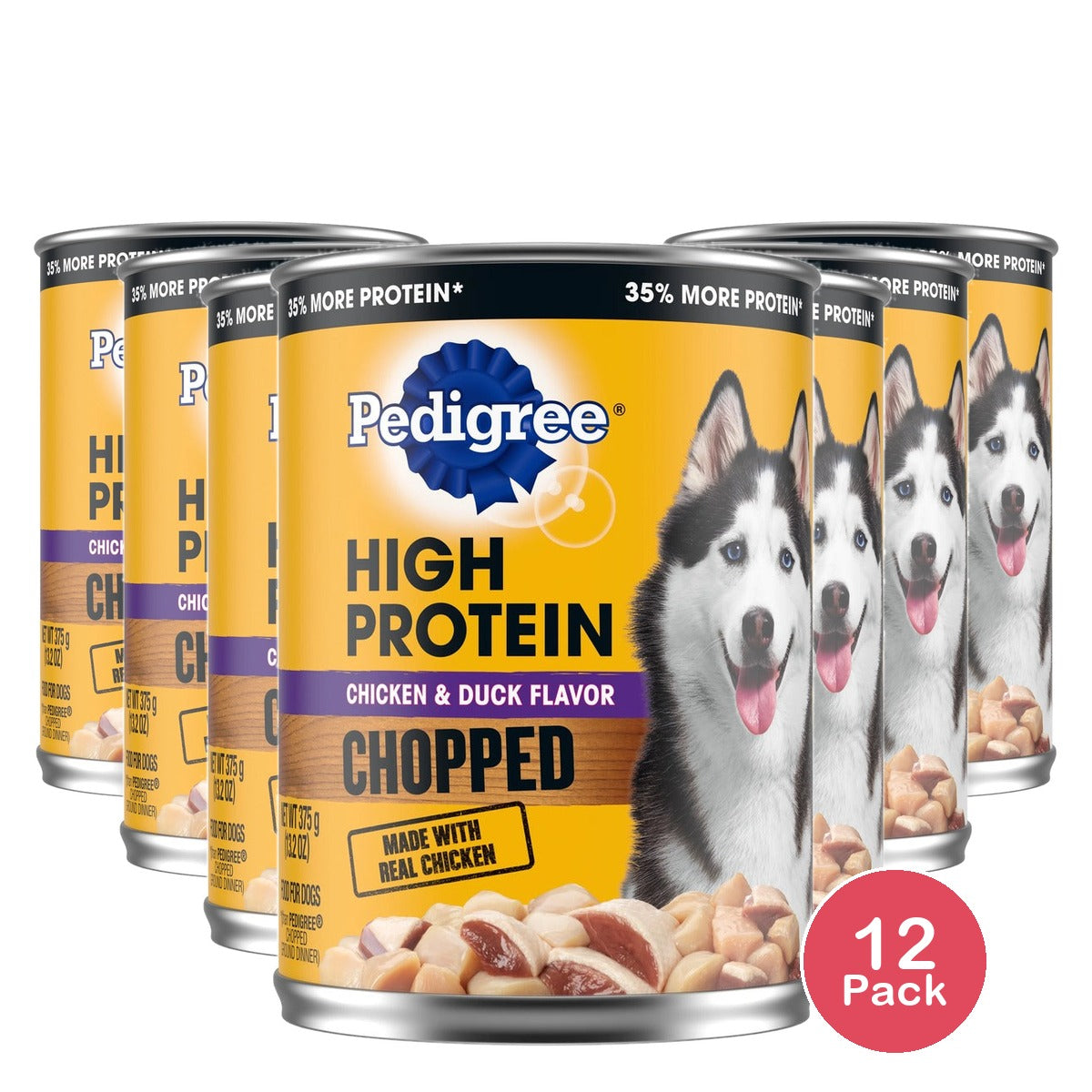Pedigree High Protein Chicken & Duck 13.2 Oz (Pack of 12)