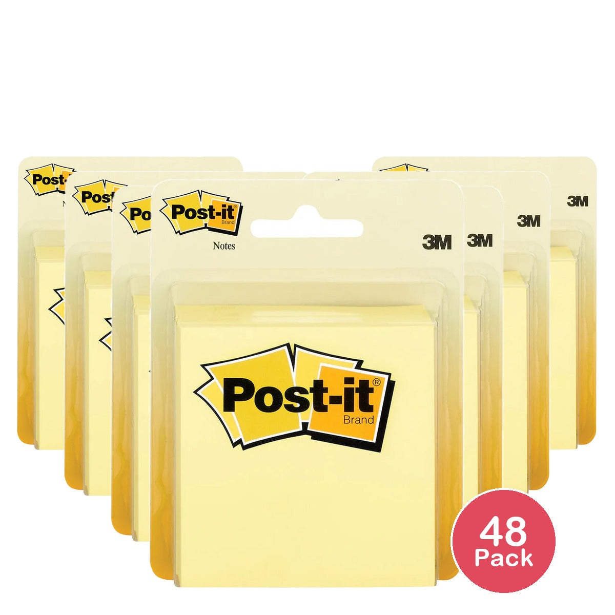 Post-it Notes Canary Yellow 3 in x 3 in (Pack of 48)