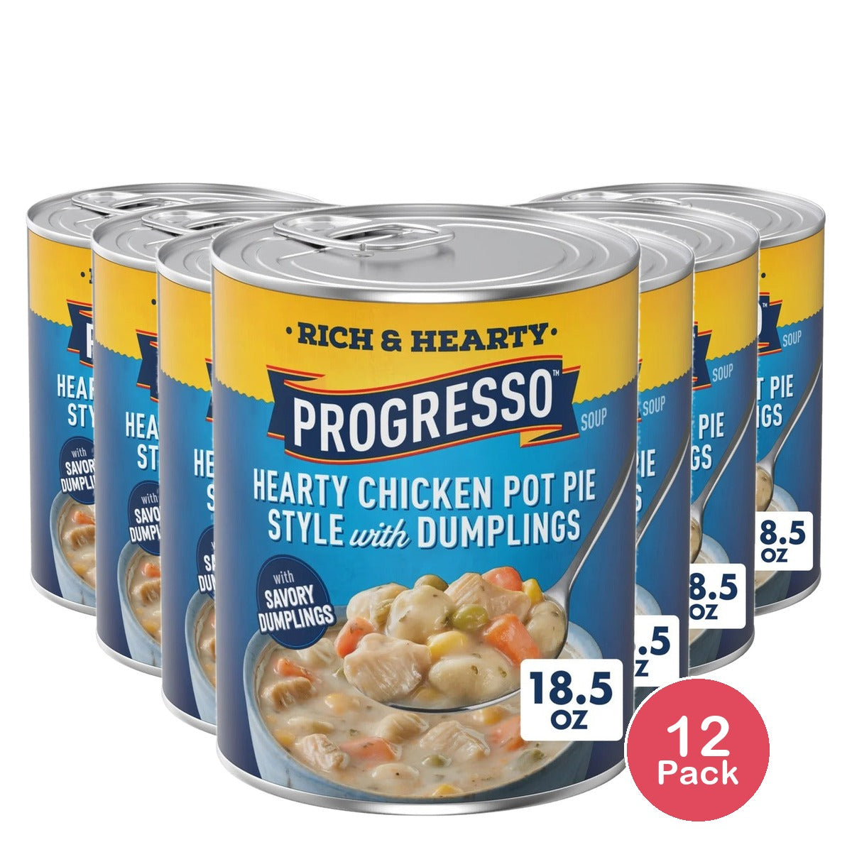 Progresso Rich & Hearty Chicken Pot Pie Soup 18.5 Oz (Pack of 12)