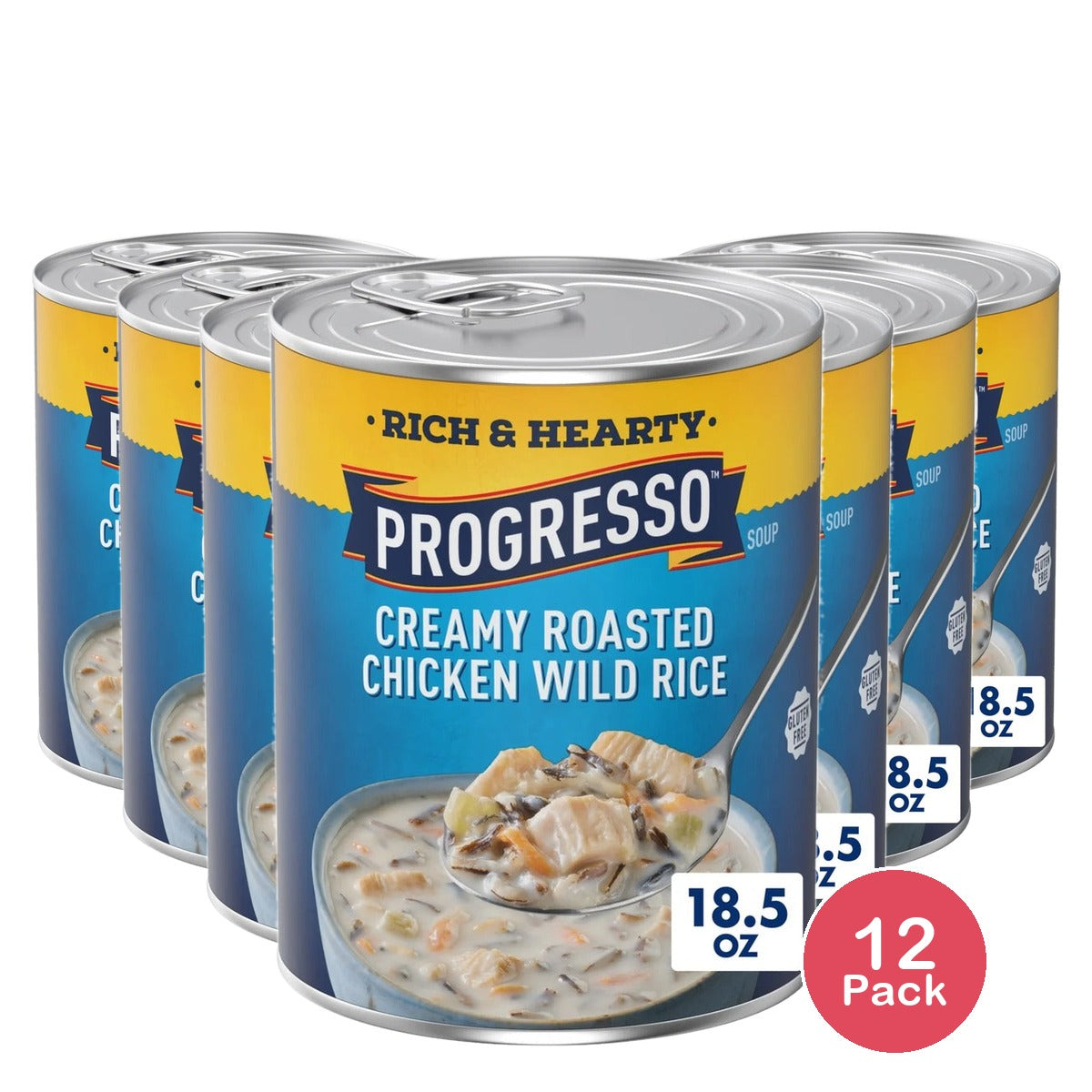 Progresso Rich & Hearty Creamy Roasted Chicken Wild Rice Soup 18.5 Oz (Pack of 1