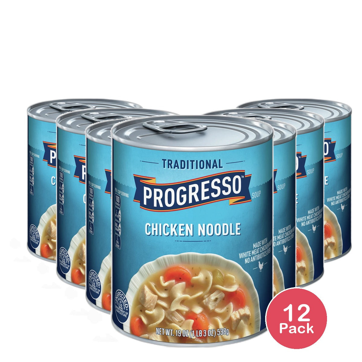 Progresso Traditional Chicken Noodle Soup 19Oz (Pack of 12)