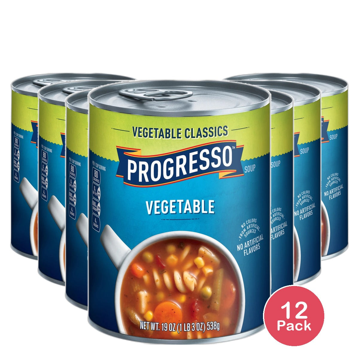 Progresso Vegetable Classics Tomato Basil Soup 19Oz (Pack of 12)