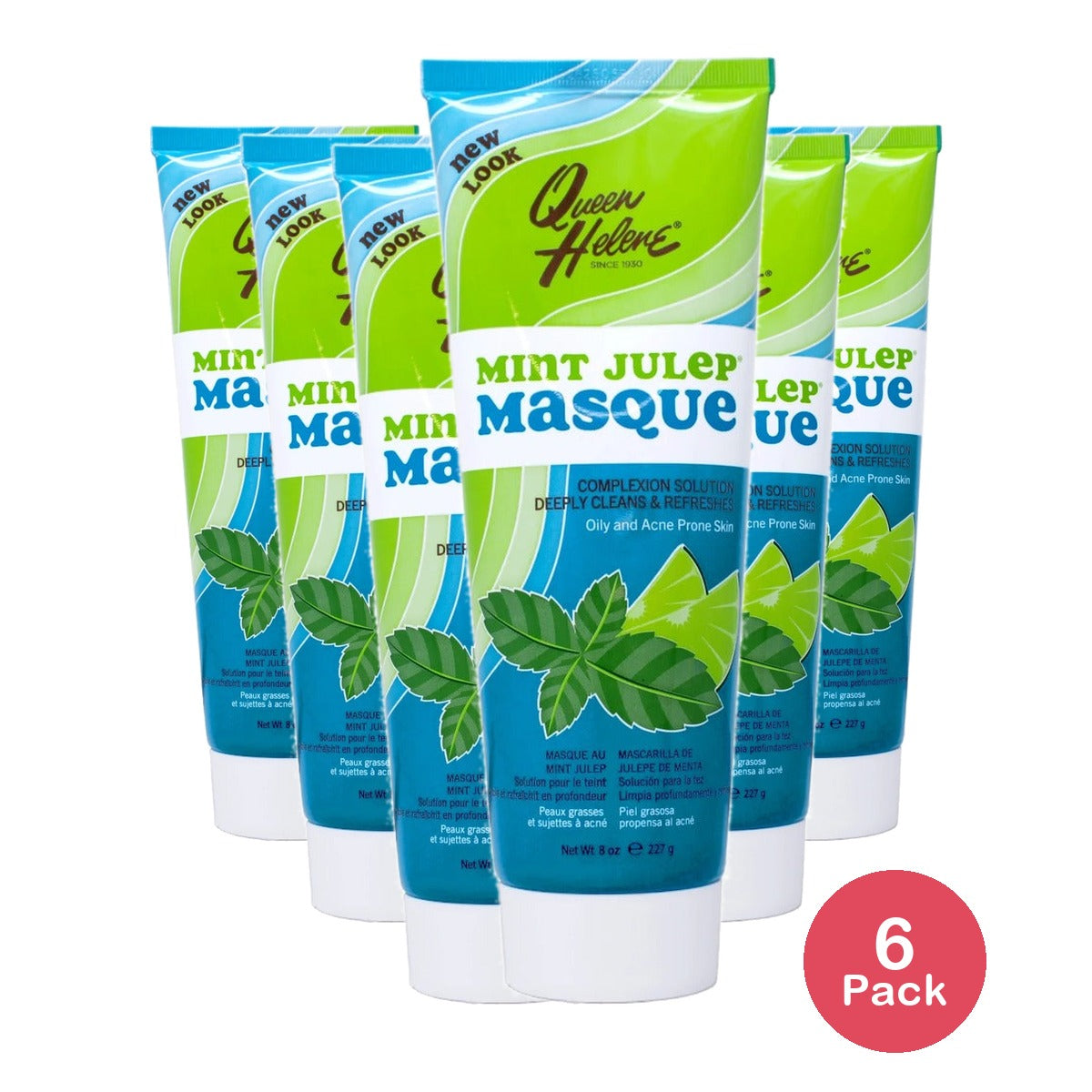 Queen Helene Mint Julep Masque 8 Oz (Pack of 6)