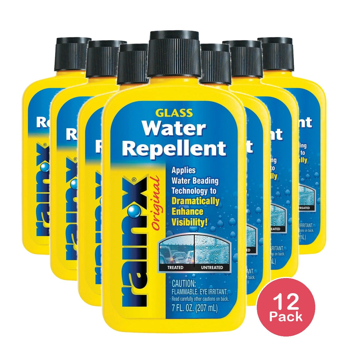 Rain-X 800002243-12PK Original Glass Water Repellent- 7 oz (Pack of 12)