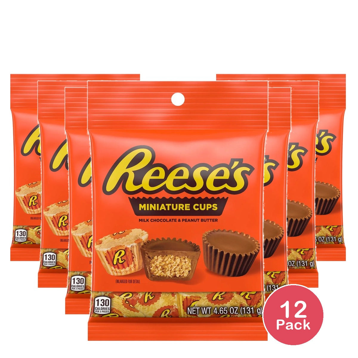 Reese Chocolate Lovers Peanut Butter Cups 4.65 Oz (Pack of 12)