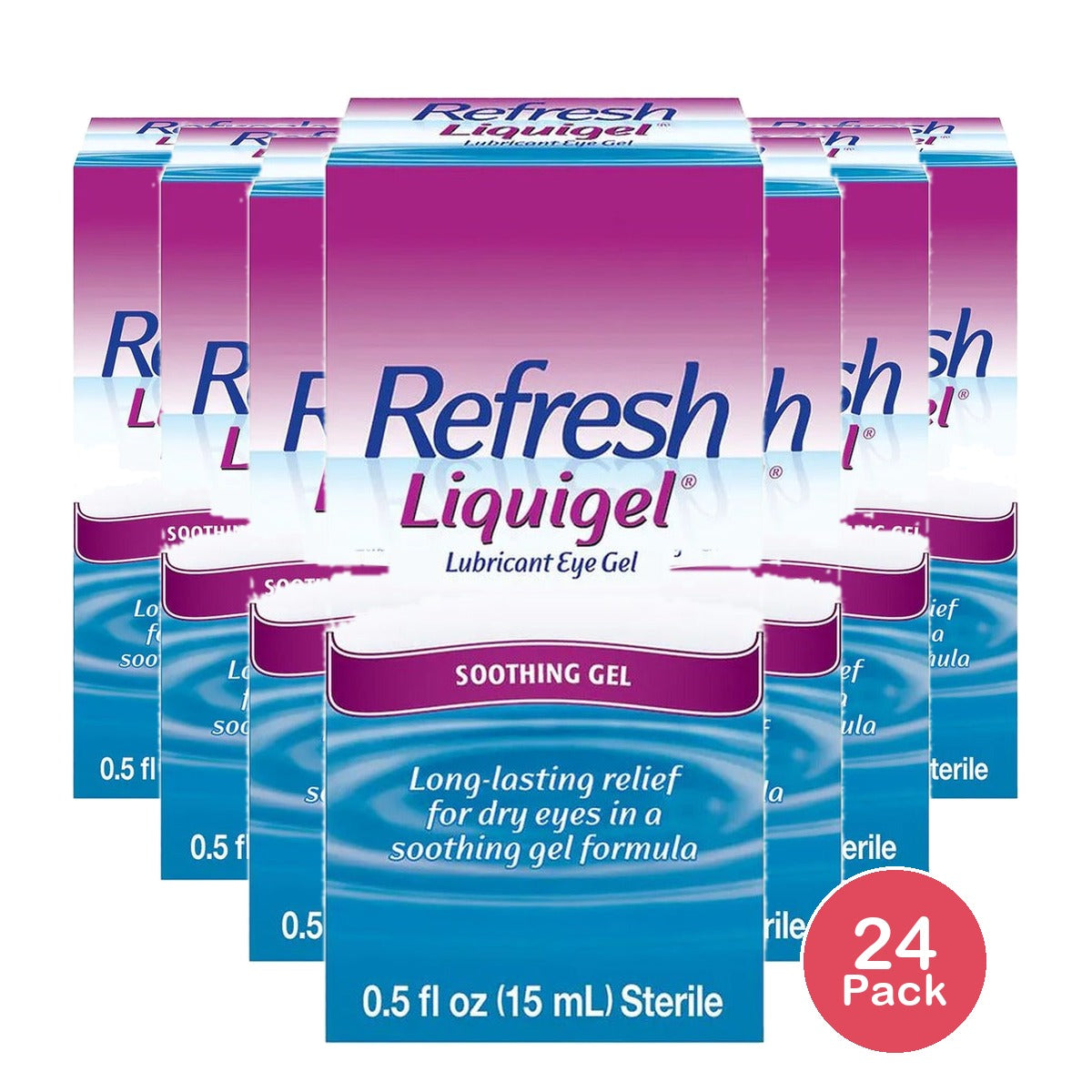 Refresh Liquigel Eye Lubricant 0.5 Oz (Pack of 24)