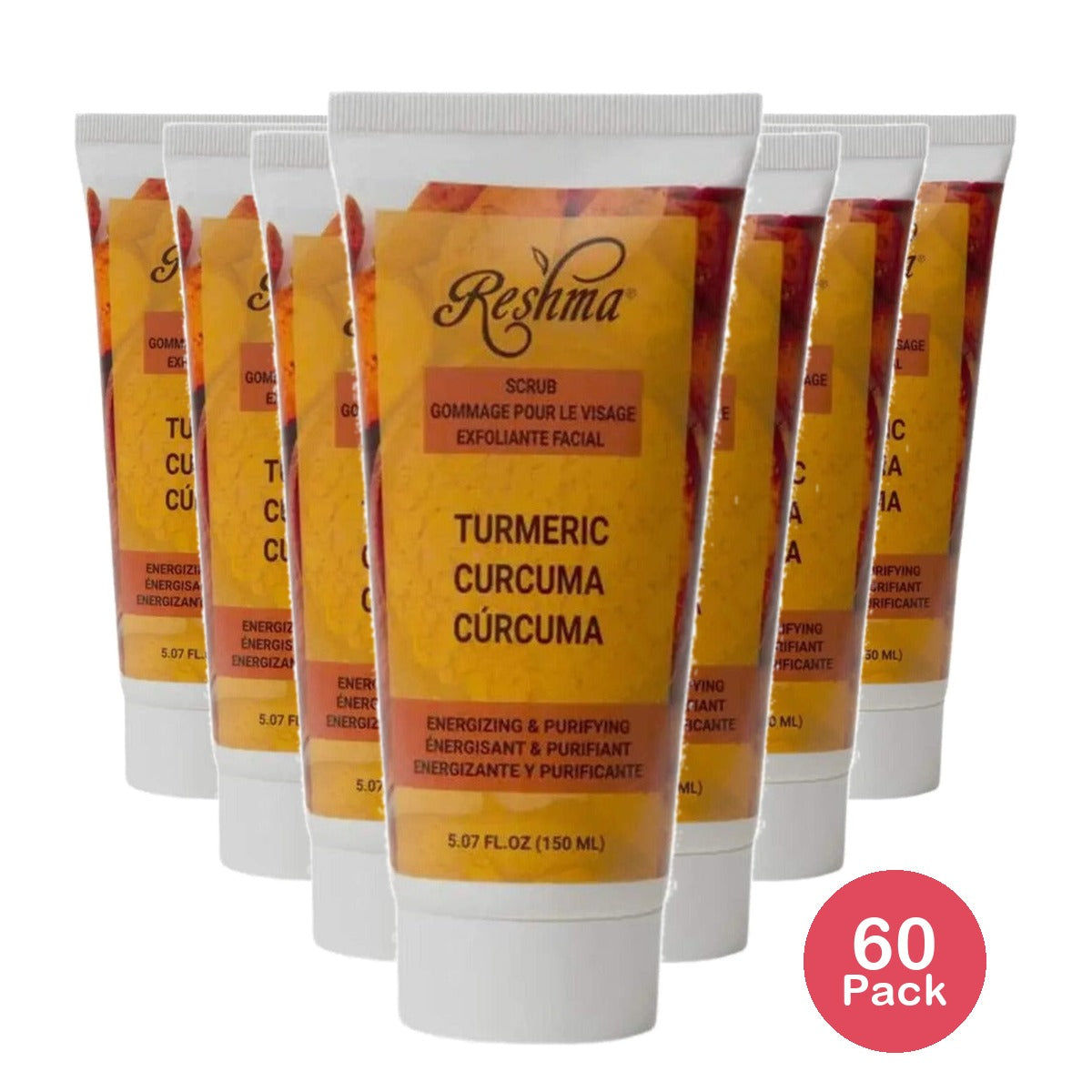 Reshma Beauty Natural Turmeric Scrub 5.07 Oz (Pack of 60)