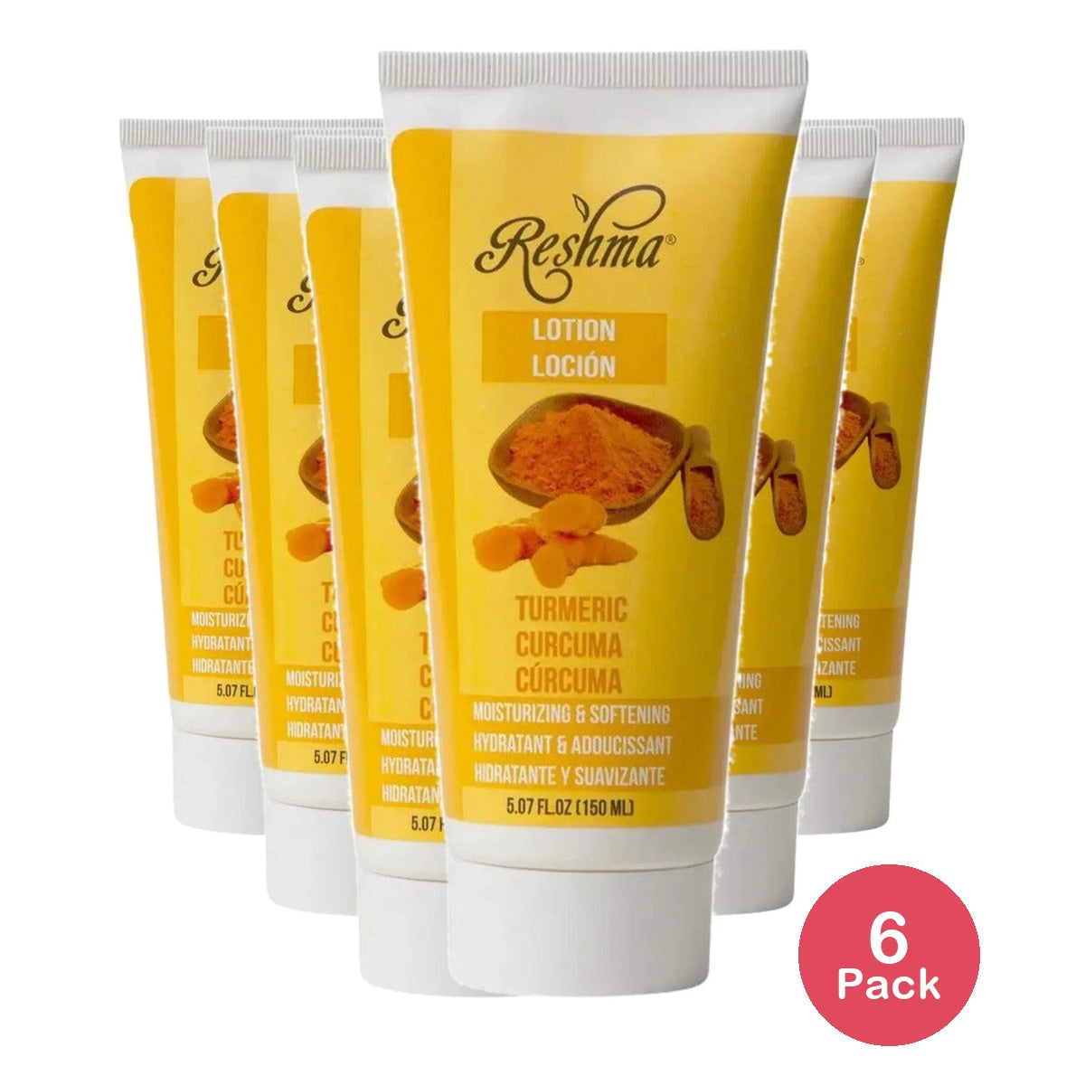 Reshma Beauty Turmeric Lotion 5.07 Oz (Pack of 6)