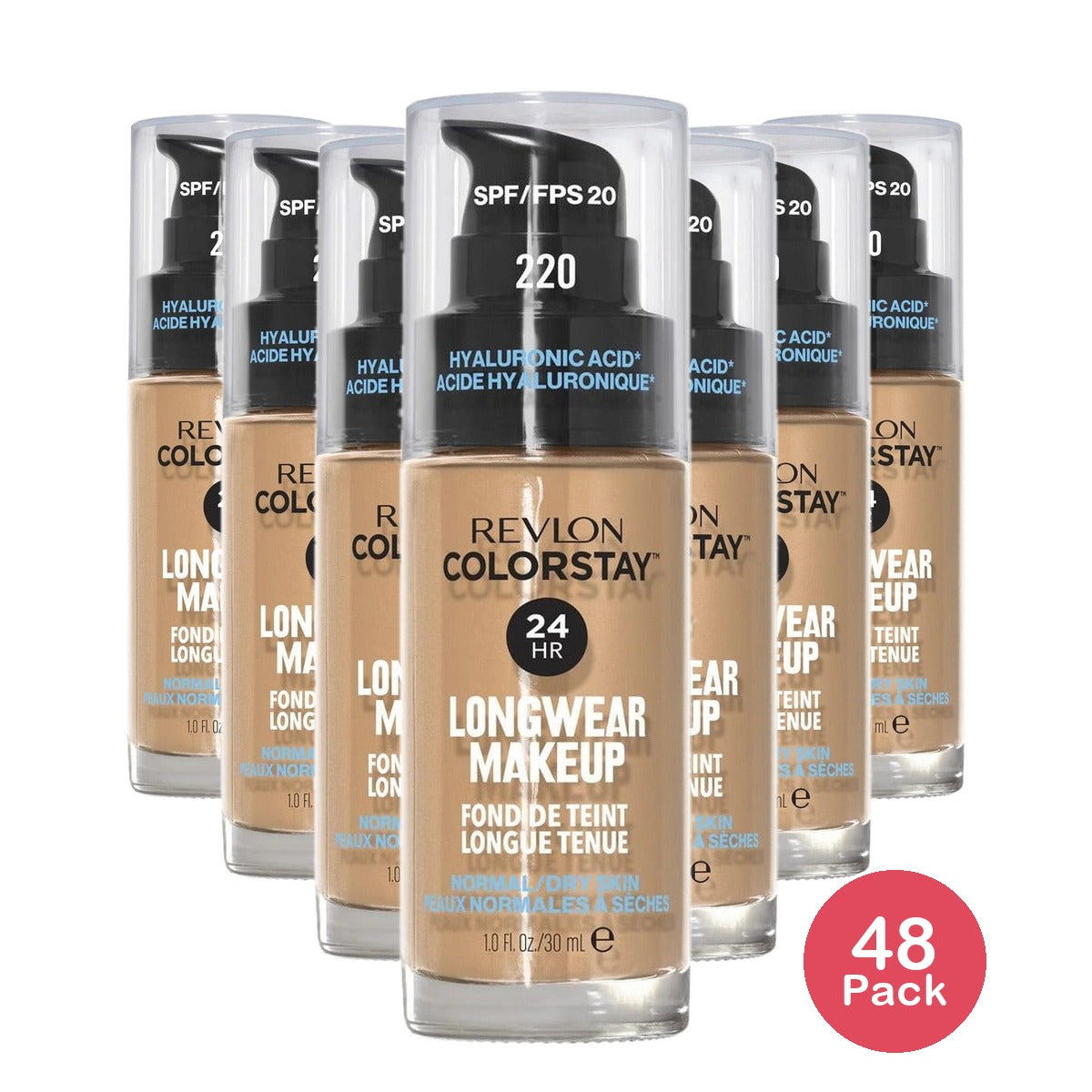 Revlon ColorStay Makeup Normal/Dry Skin 1 Fl Oz (Pack of 48)