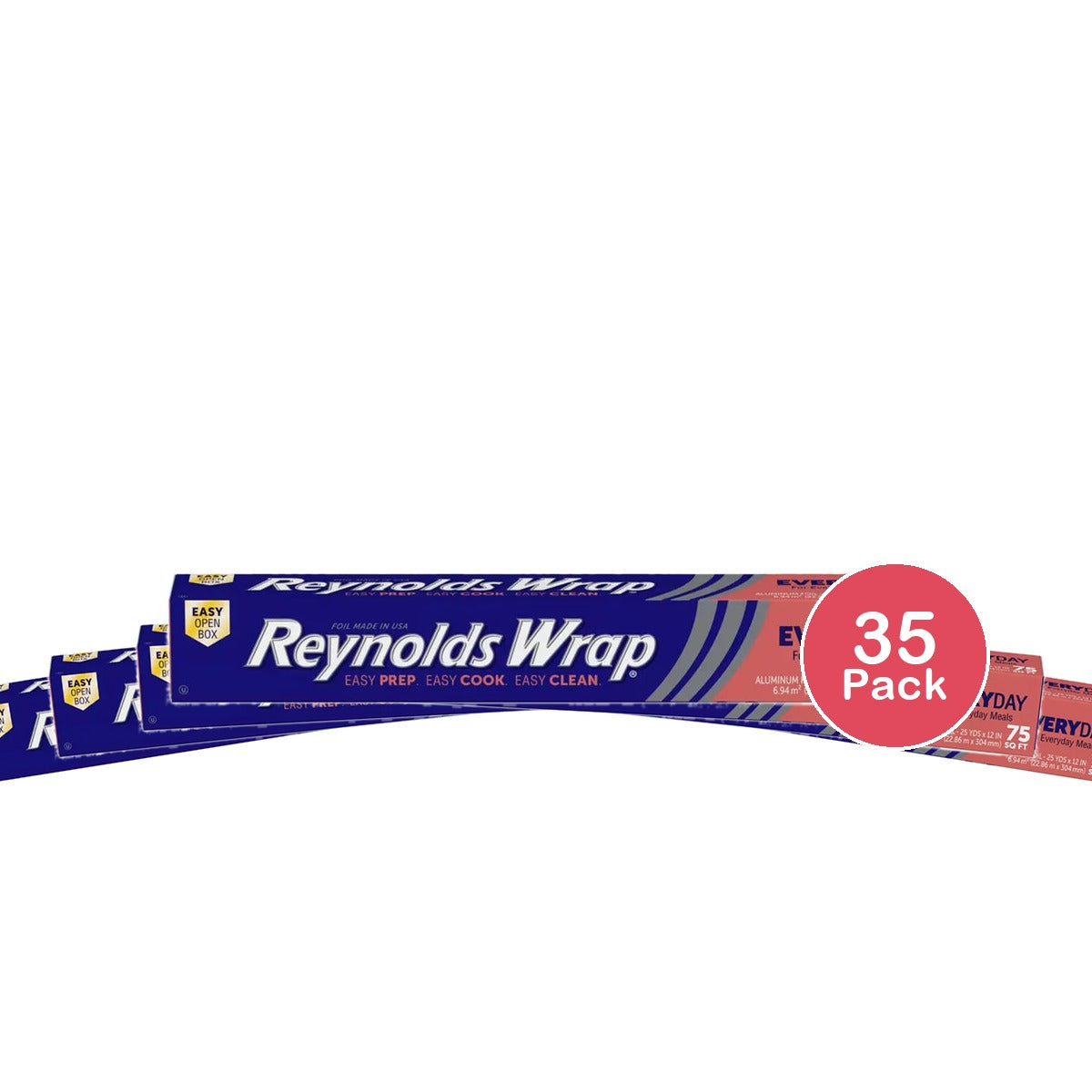 Reynolds Wrap Standard Aluminum Foil 75 Square Feet (Pack Of 35)