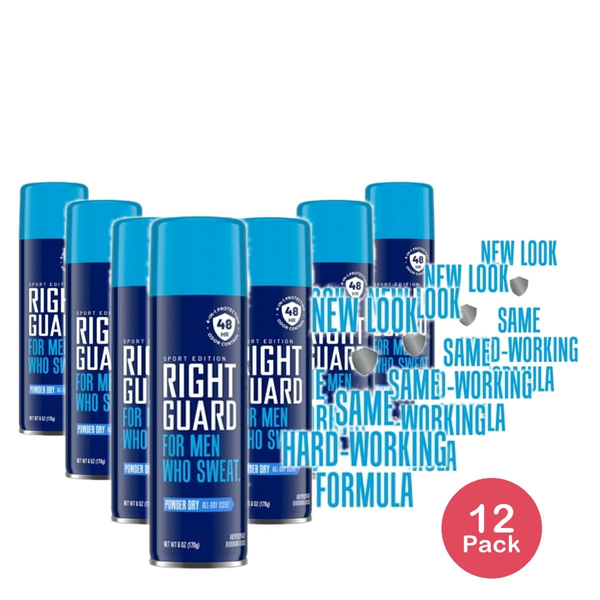Right Guard Sport Antiperspirant & Deodorant 6 Oz (Pack of 12)