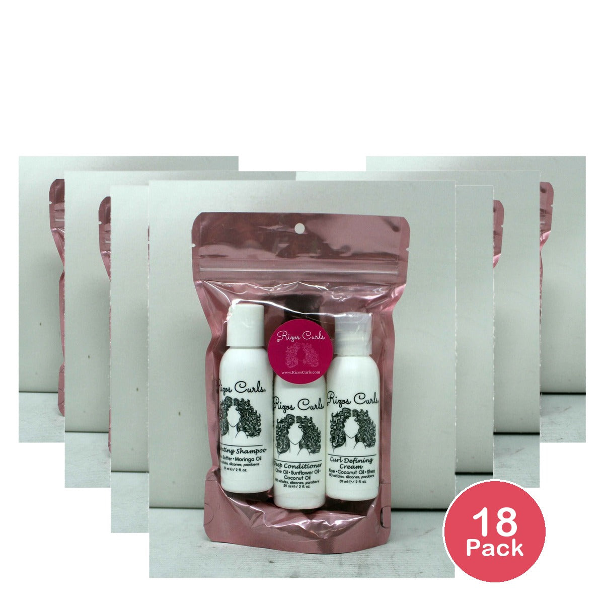 Rizos Curls Travel Kit (Pack of 18)