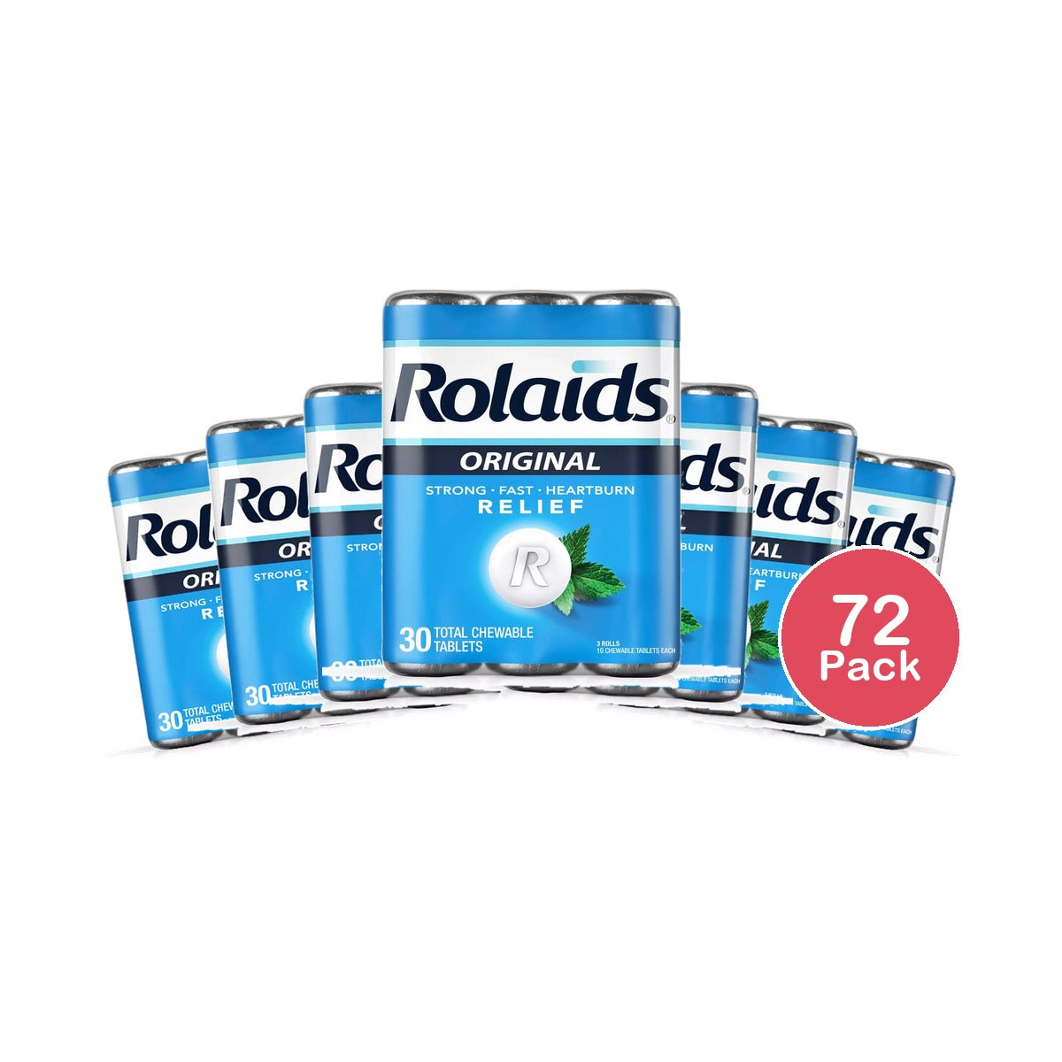 Rolaids Original Digestive Chewable Tablets - 30ct (Pack of 72)
