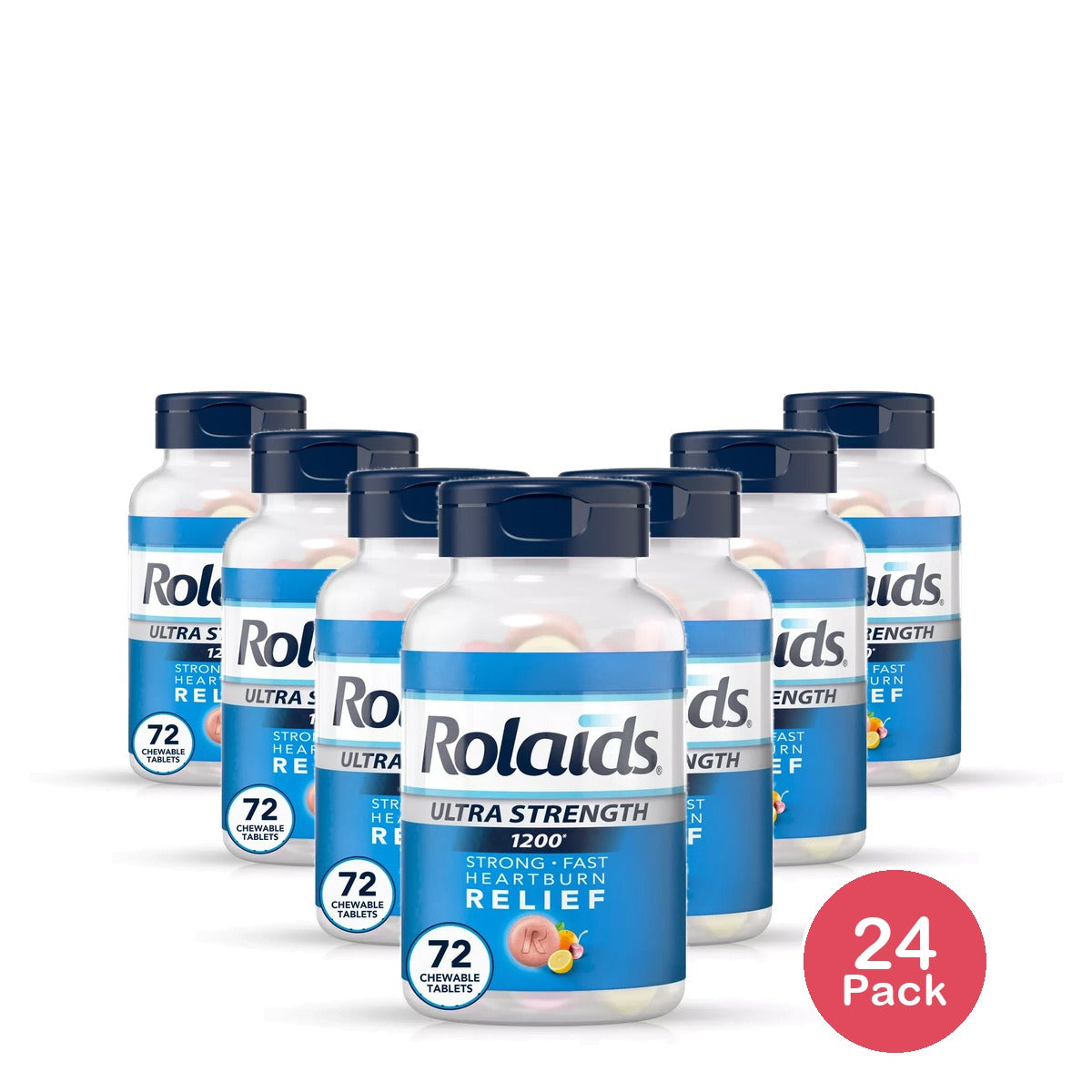 Rolaids Ultra Strength Chewable Tablets - Fruit - 72ct (Pack of 24)