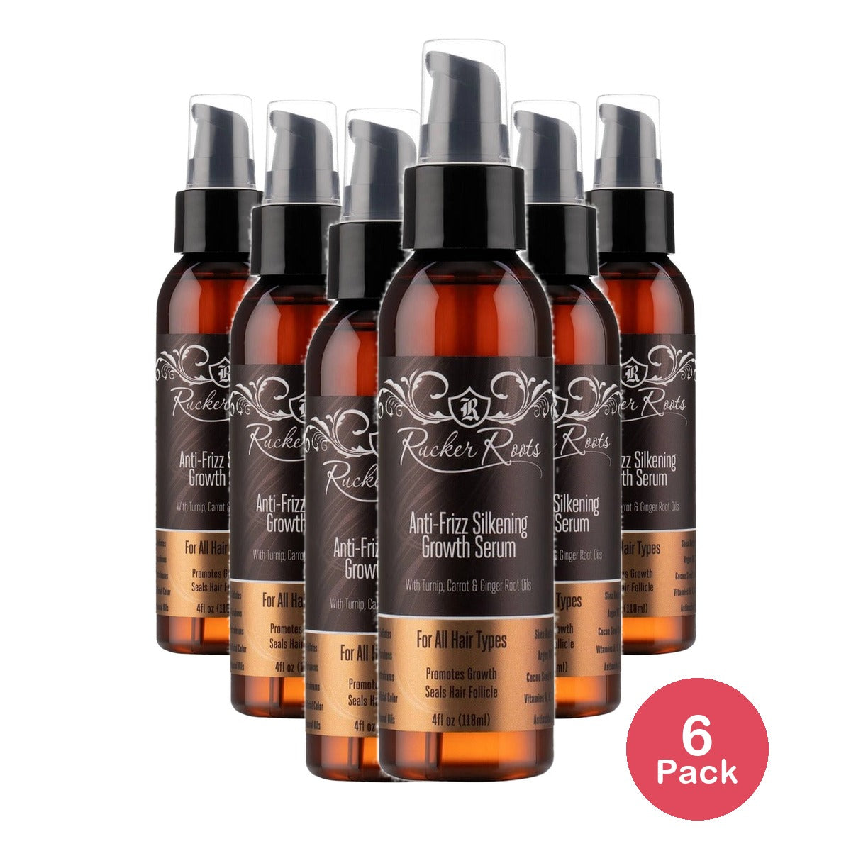 Rucker Roots Growth Serum 4 Fl Oz (Pack of 6)