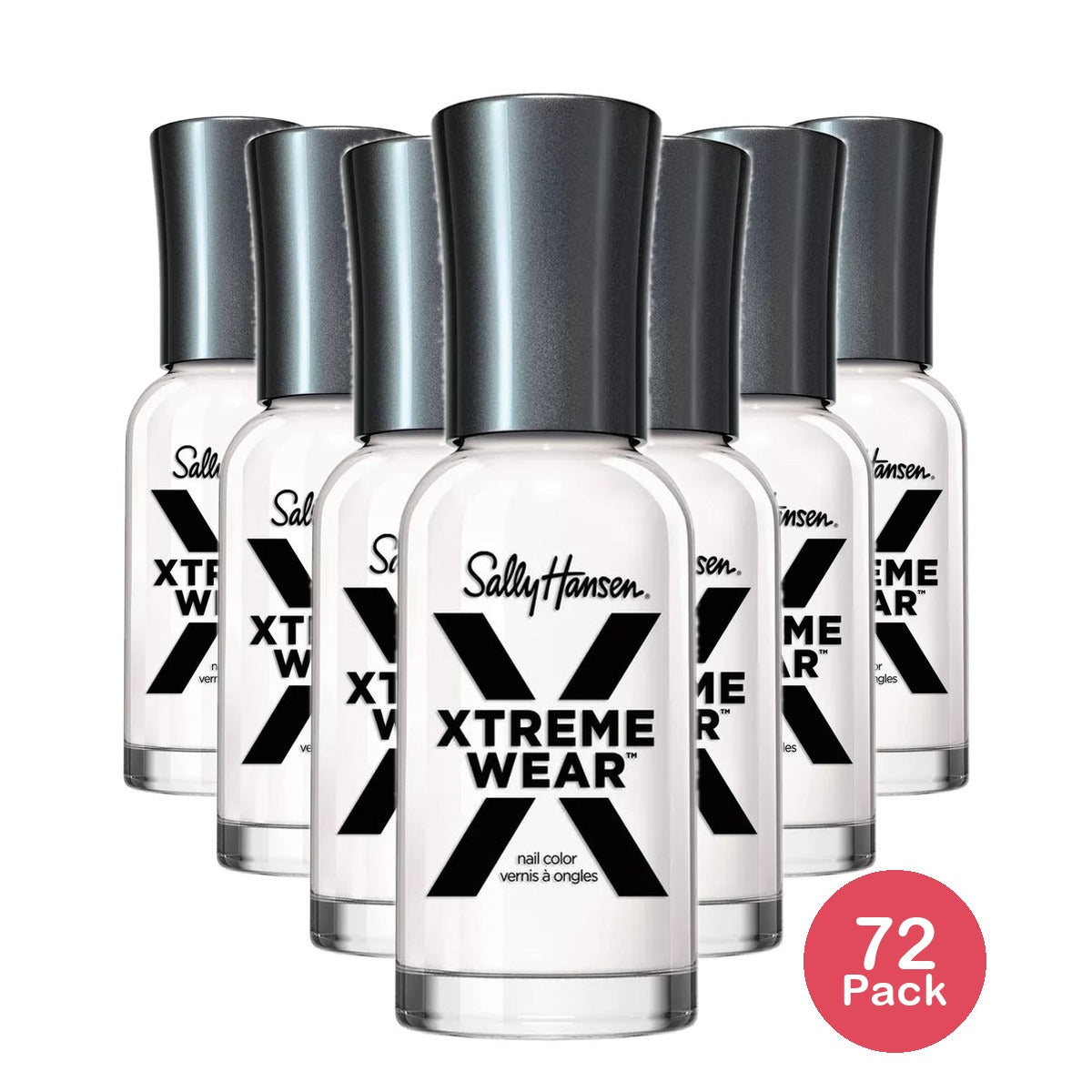 Sally Hansen Xtreme Wear Nail Polish Streak-Free Shiny Finish Long 0.4 fl oz (Pack of 72)