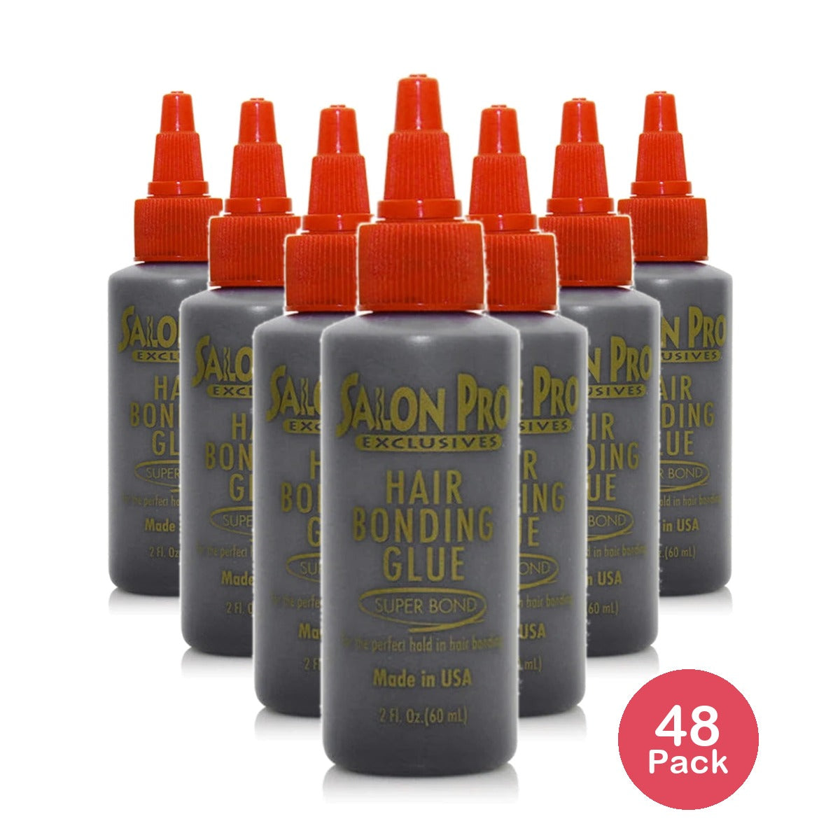 Salon Pro Anti-Fung Hair Bonding Glue 2 oz (Pack of 48)