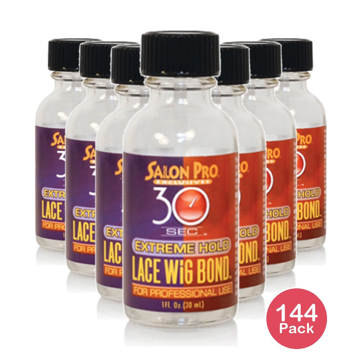 SalonPro 30 Sec Lace Wig Bond Extreme Hold 0.5 Oz (Pack of 144)