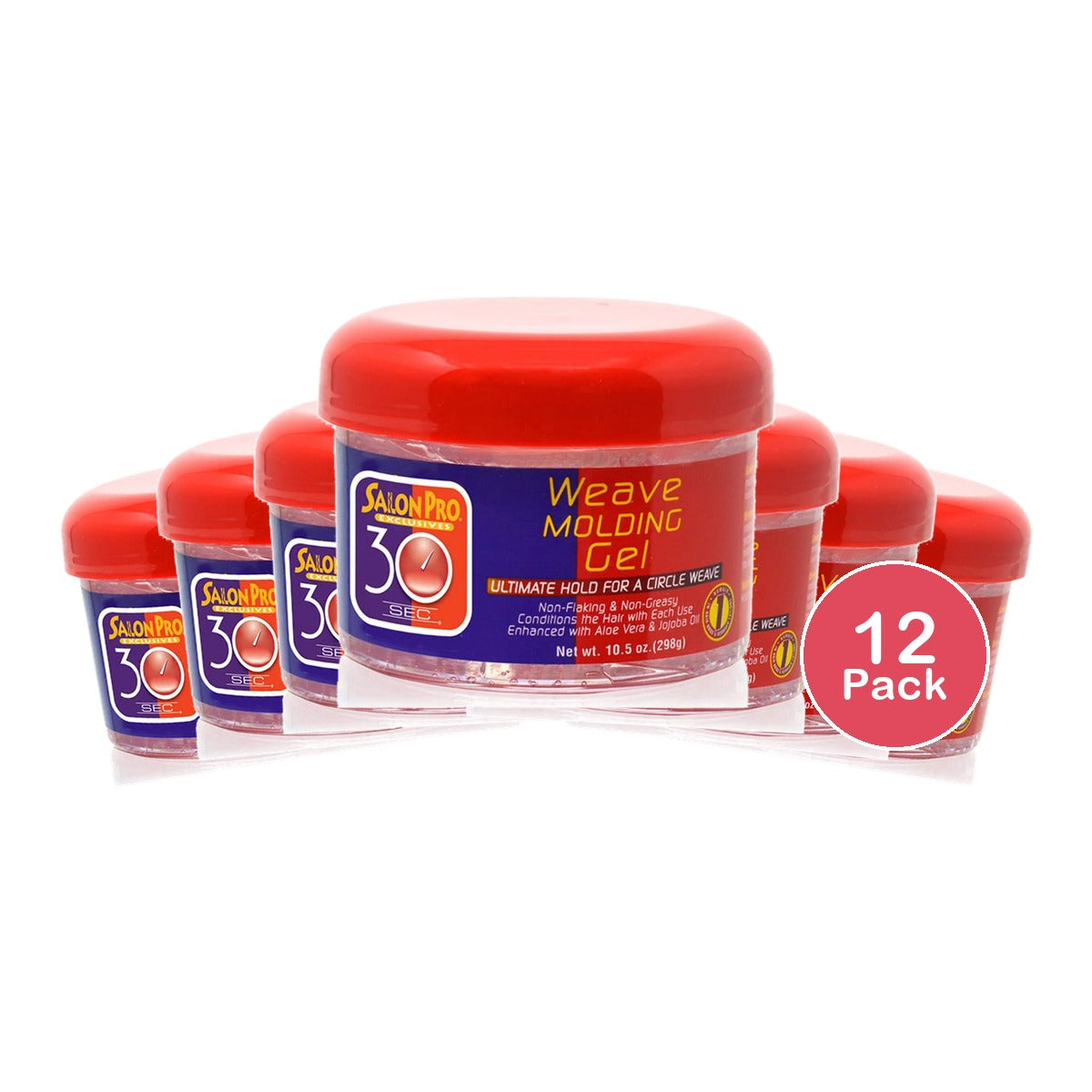 SalonPro 30 Second Weaving Gel 10.5 Oz (Pack of 12)