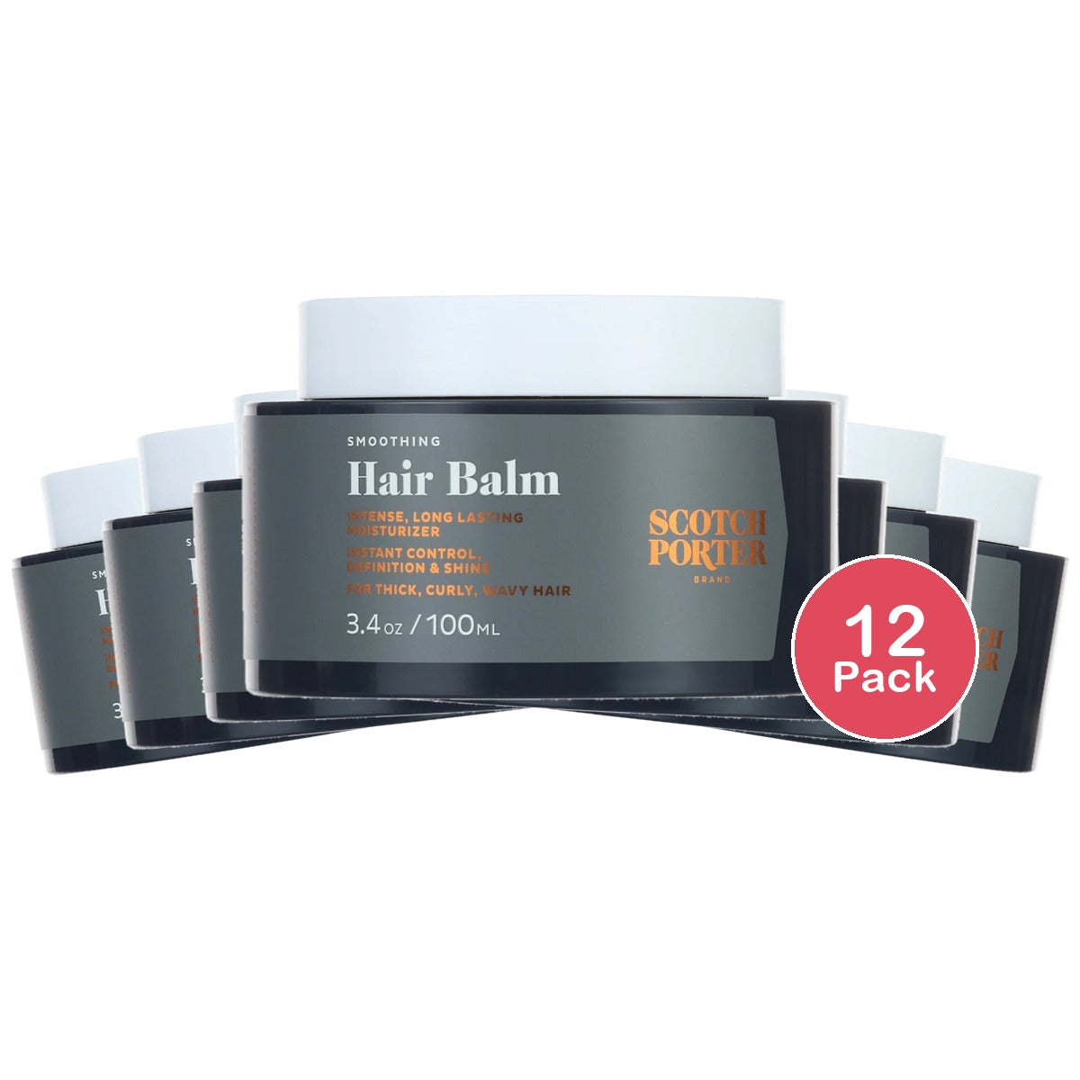 Scotch Porter Smoothing Hair Balm 3.4 oz (Pack of 12)