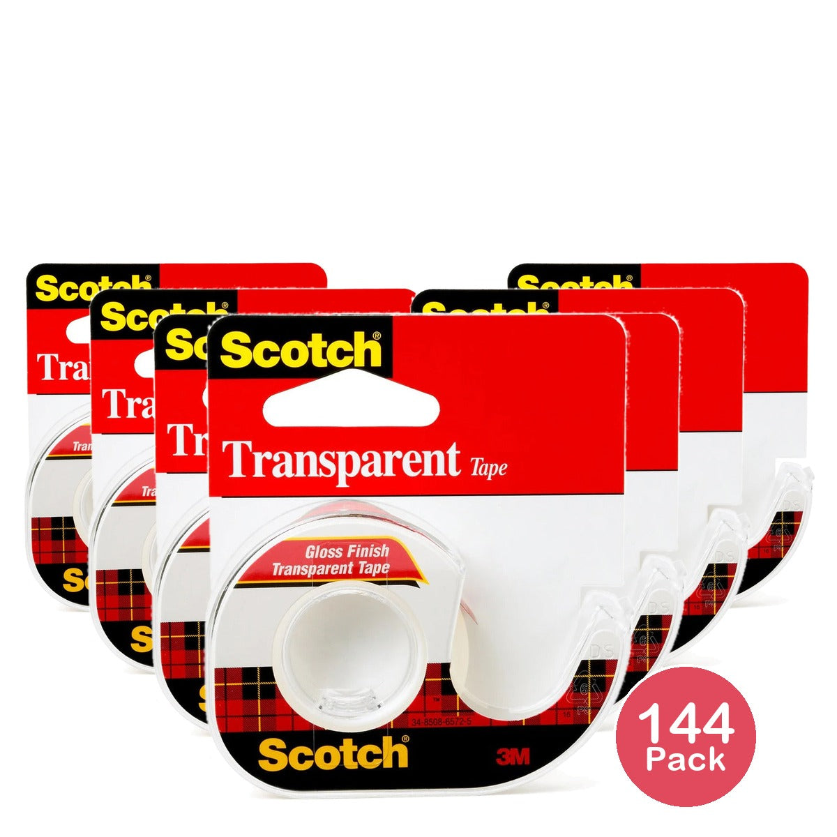 Scotch Transparent Tape 1/2 x 450 (Pack of 144)