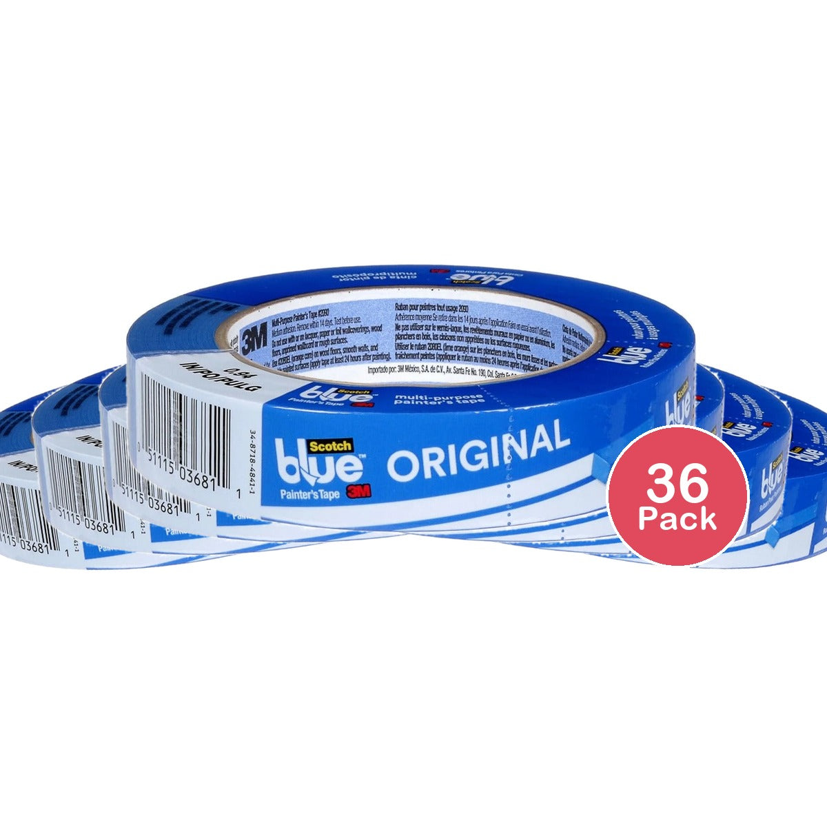 ScotchBlue Painters Tape 1" (Pack of 36)