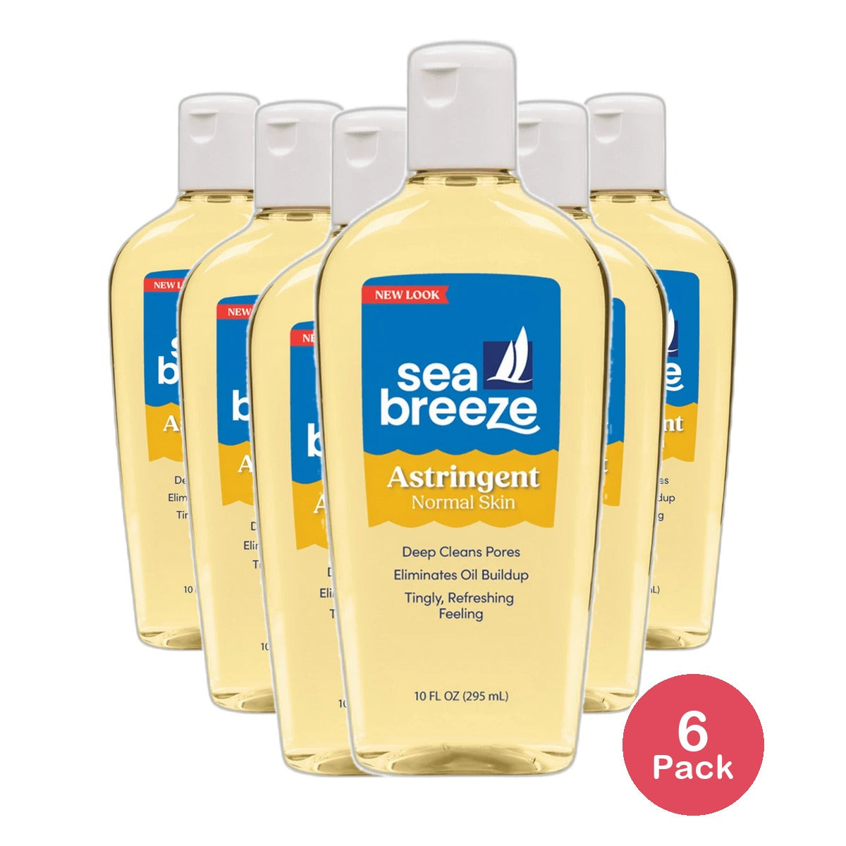 Sea Breeze Astringent Original Formula Classic Clean 10Oz (Pack of 6)