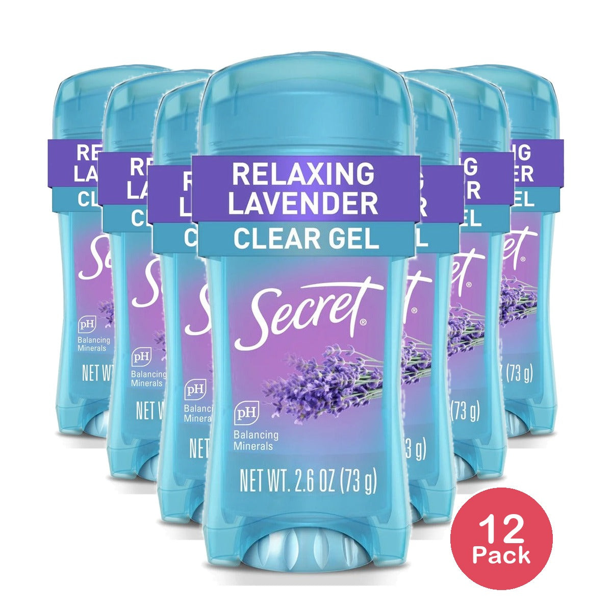 Secret Antiperspirant Deodorant Lavender 2.6 Oz (Pack of 12)