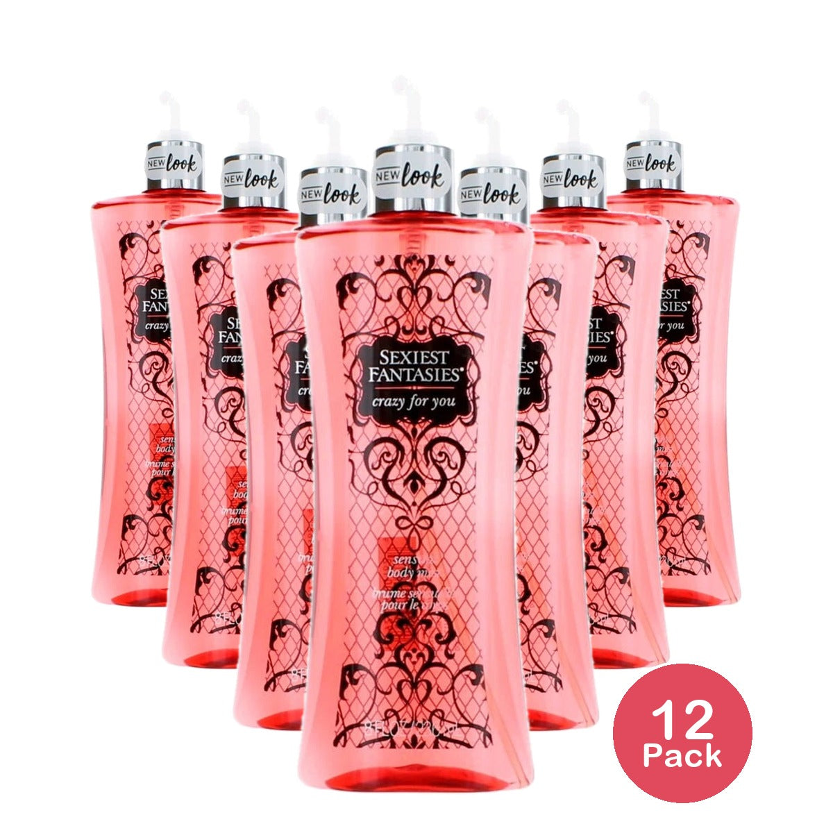 Sexiest Fantasies Crazy For You Fragrance Body Mist (Pack of 12) 8 fl. Oz