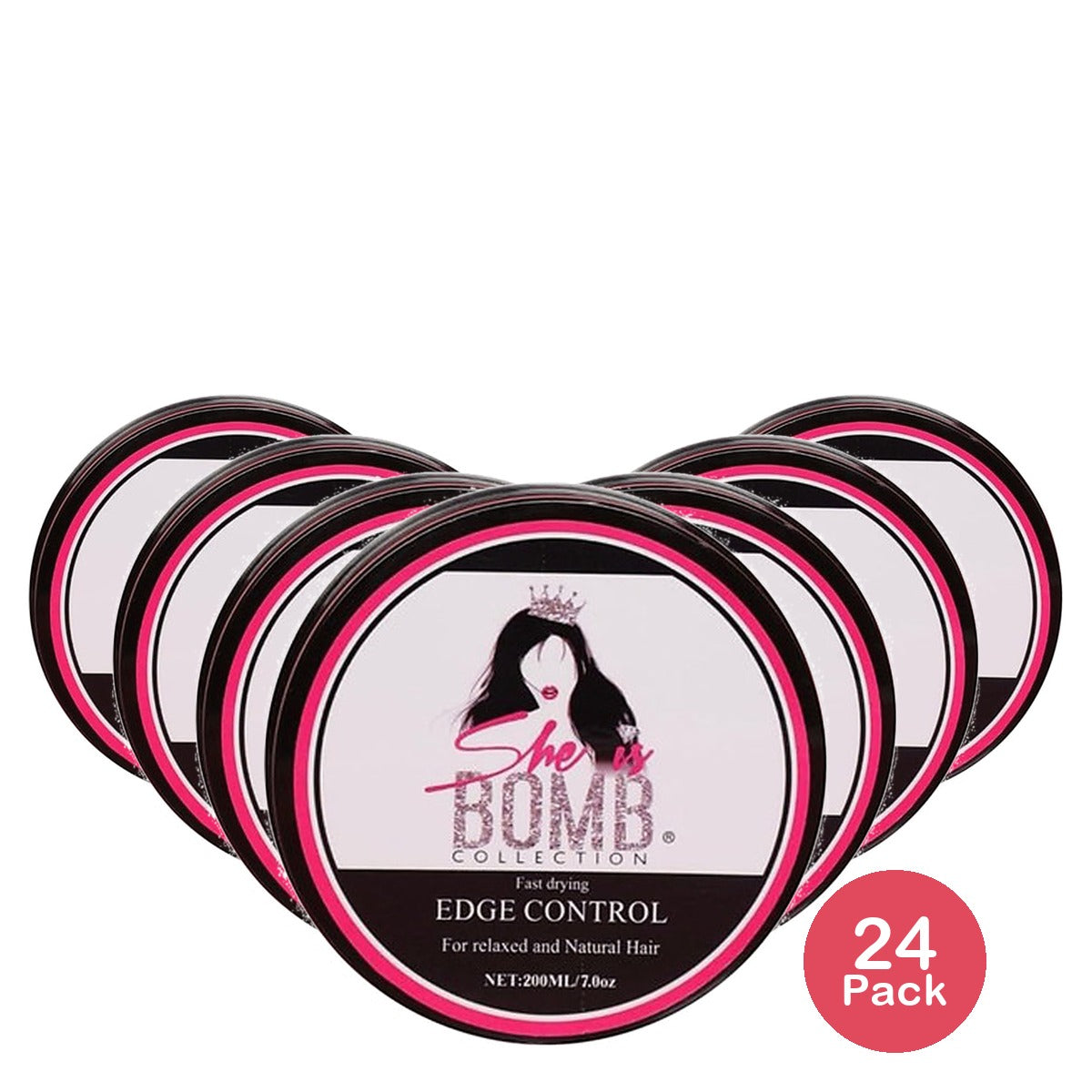 She Is Bomb Edge Control 7 Oz (Pack of 24)