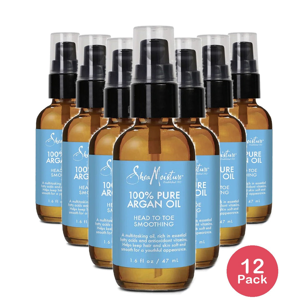 SheaMoisture 100% Pure Argan Oil 1.6 Oz (Pack of 12)