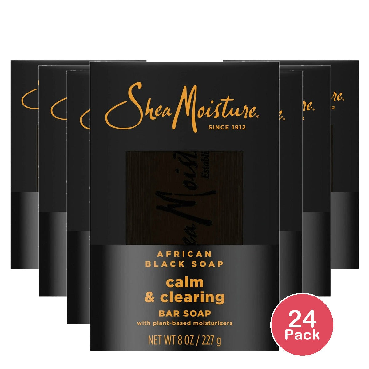 SheaMoisture African Black Bar Soap - 8Oz (Pack of 24)