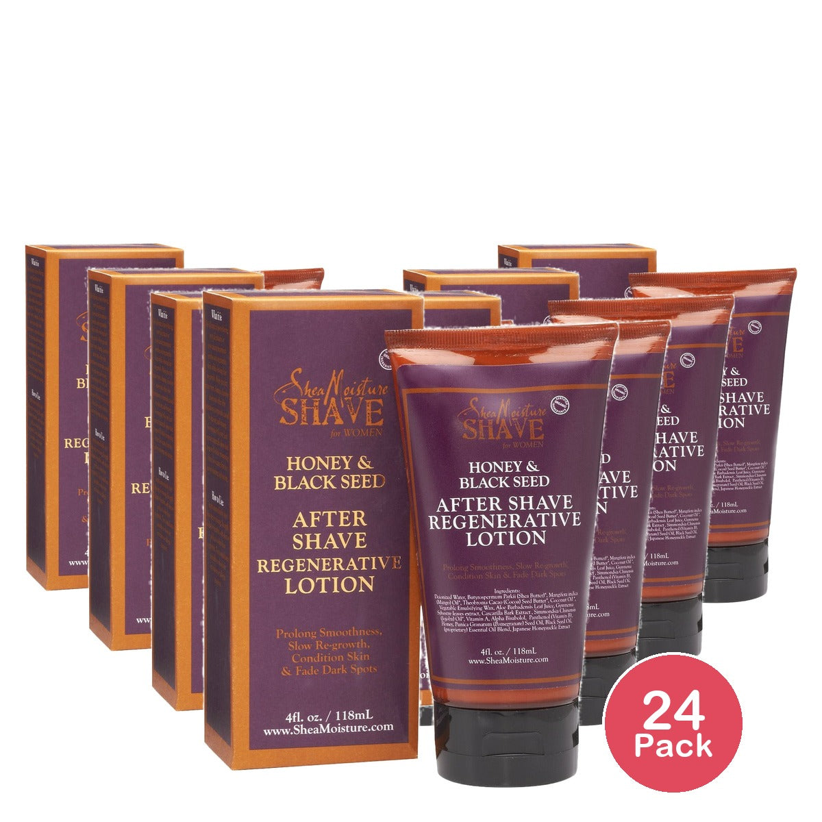 SheaMoisture After Shave Regenerative Lotion 4 Fl Oz (Pack of 24)