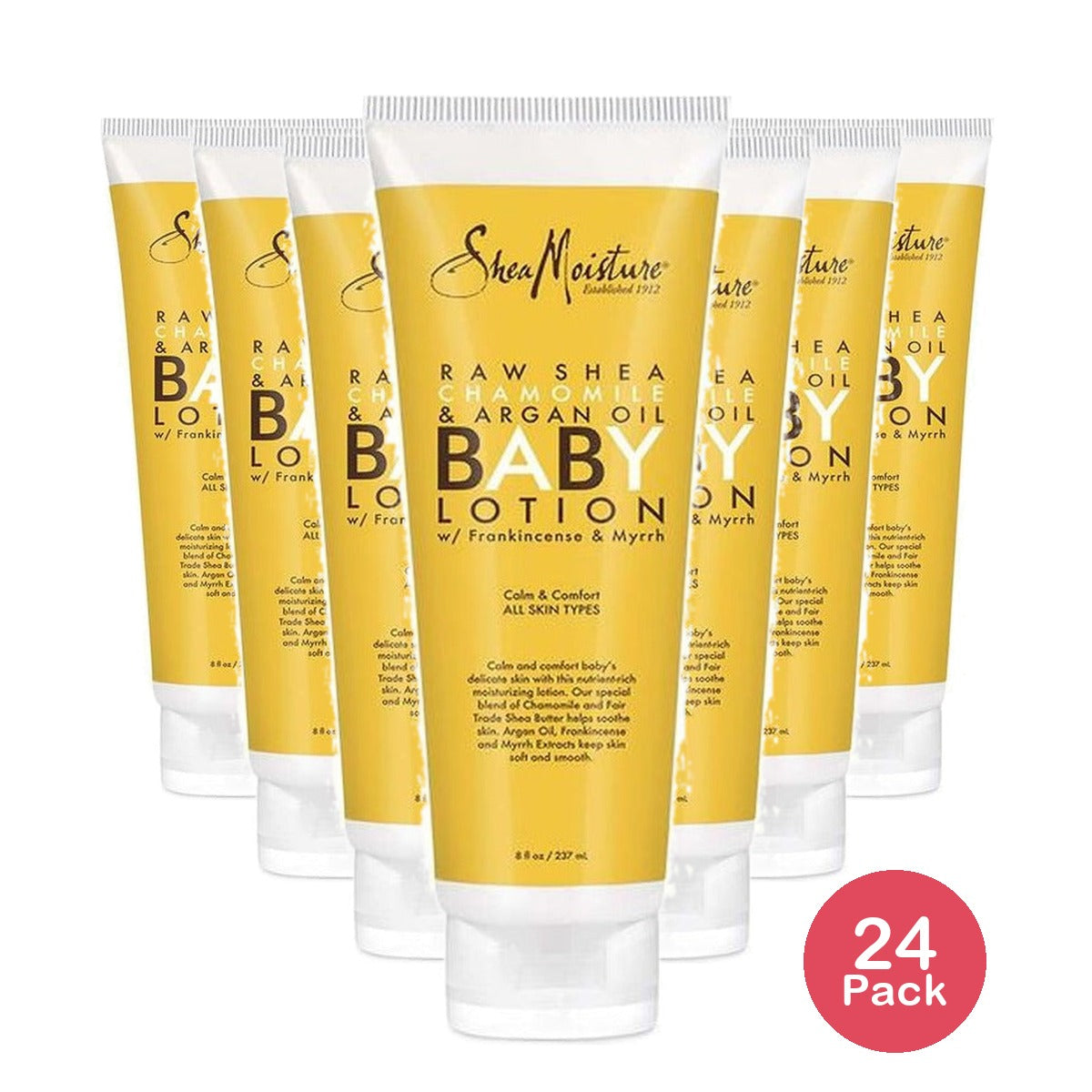 SheaMoisture Baby Lotion Raw Shea + Chamomile + Argan Oil 8 Oz (Pack of 24)