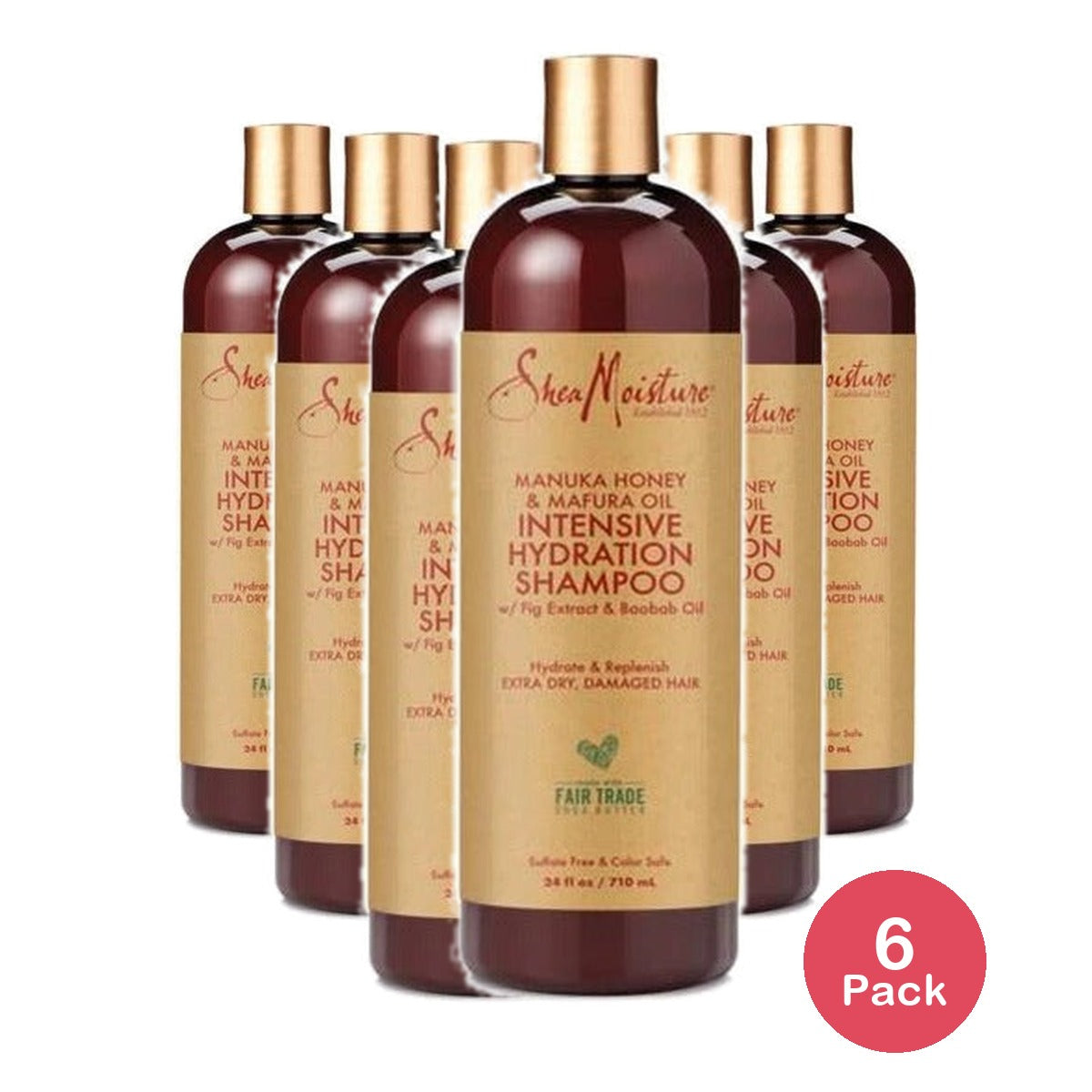 SheaMoisture Intensive Hydration Shampoo 24 Oz (Pack of 6)