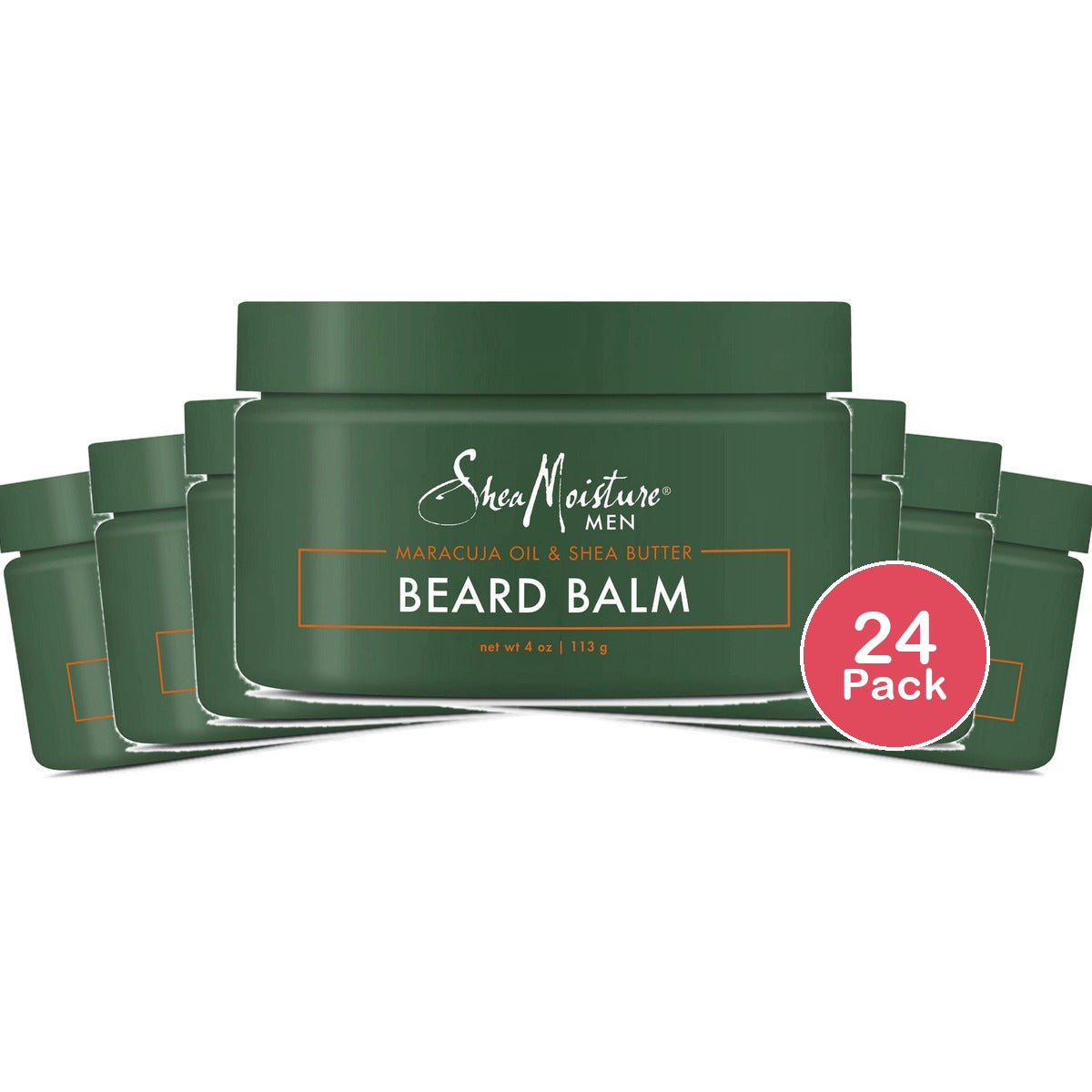 SheaMoisture Men Beard Balm Maracuja Oil & Shea Butter 4 Oz (Pack of 24)