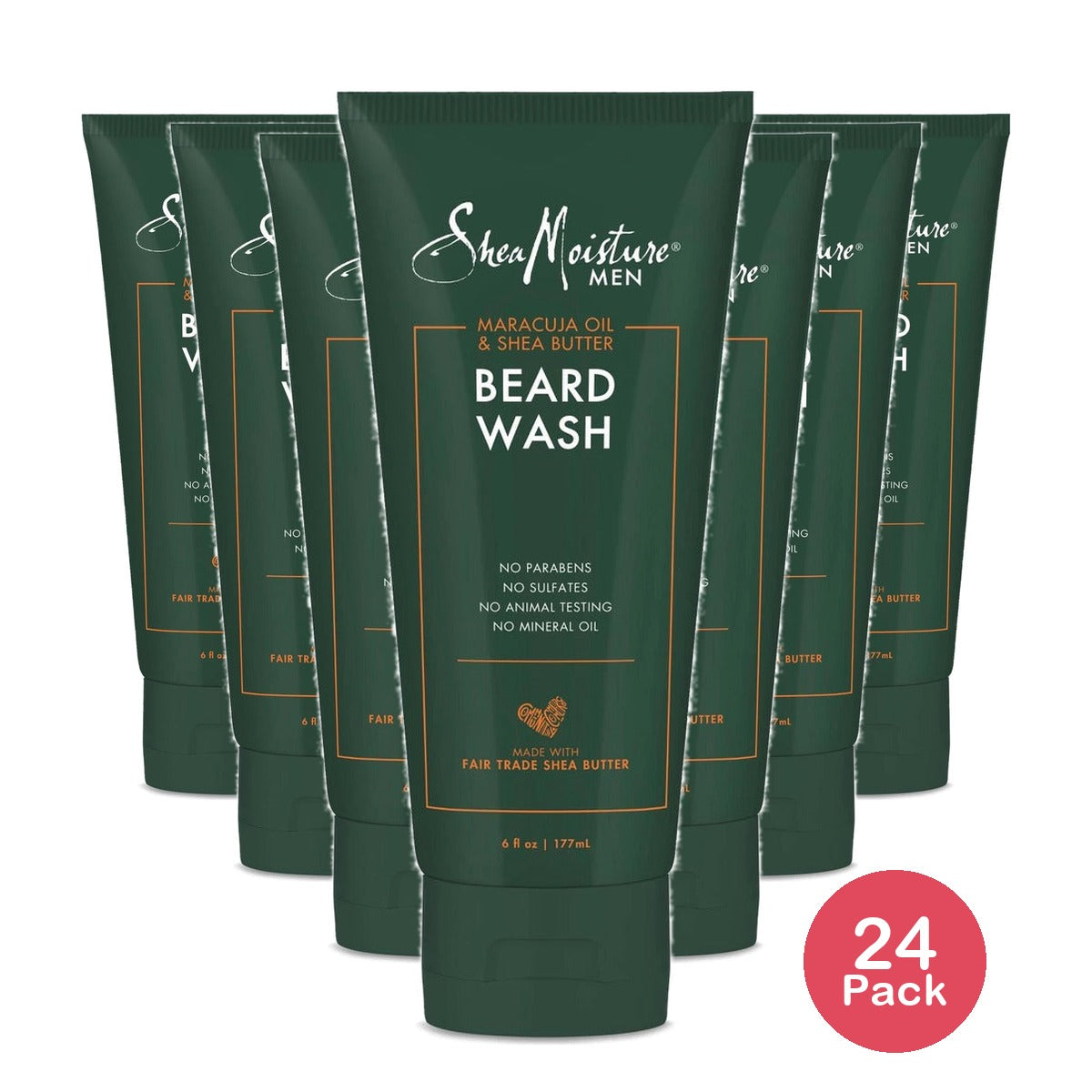 SheaMoisture Men Beard Wash Maracuja Oil 6 Oz (Pack of 24)