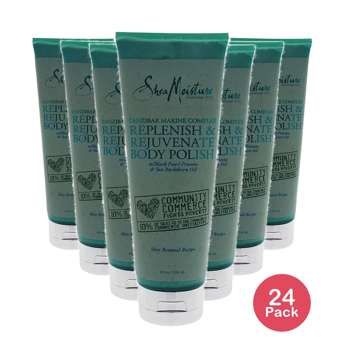 SheaMoisture Zanzibar Marine Complex Body Polish 8 Oz (Pack of 24)