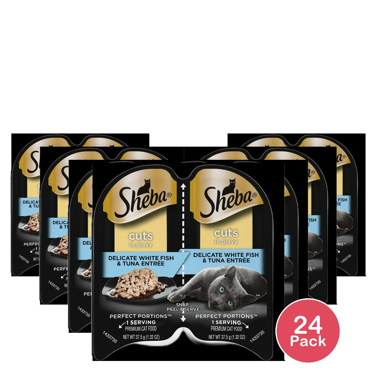 Sheba Perfect Portions Whitefish 2.6 oz (Pack of 24)
