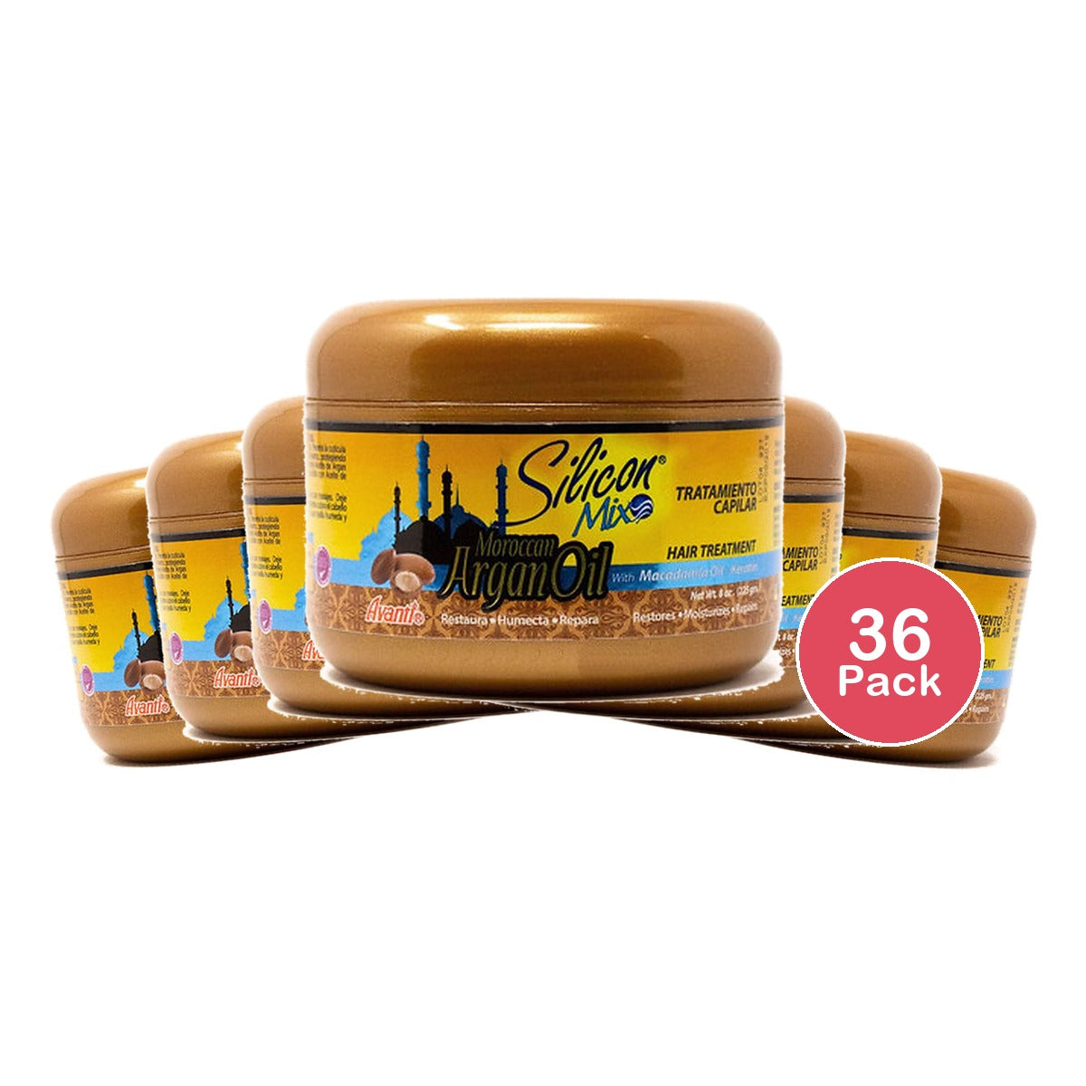 Silicon Mix Argan Oil Hair Treatment 8 Fl. Oz. (Pack of 36)