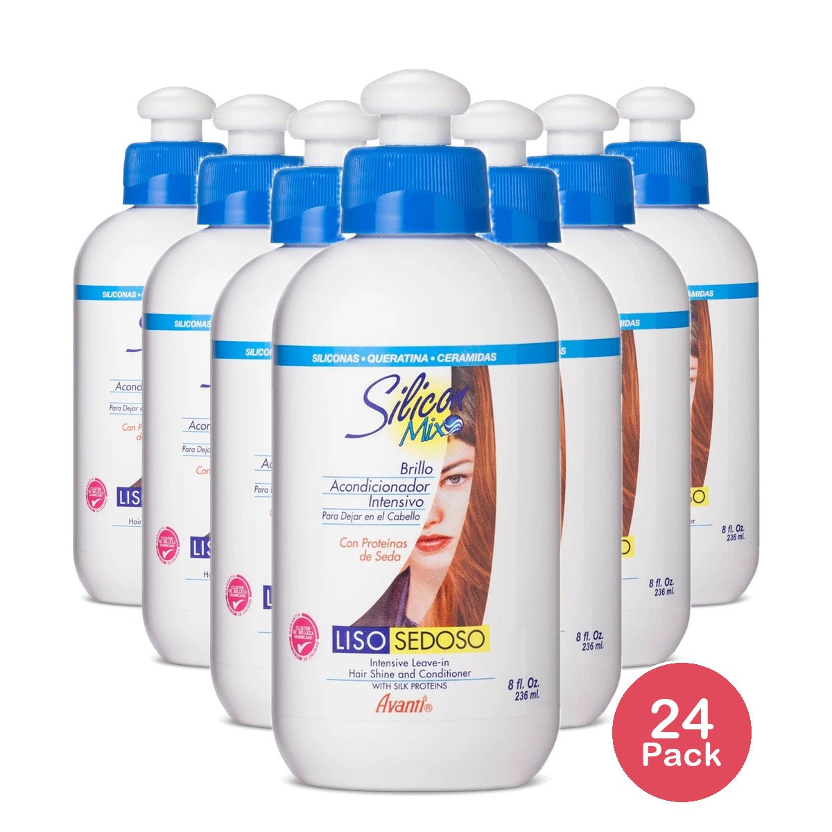 Silicon Mix Avanti Hair Shine Leave-In Treatment 8 Oz (Pack of 24)